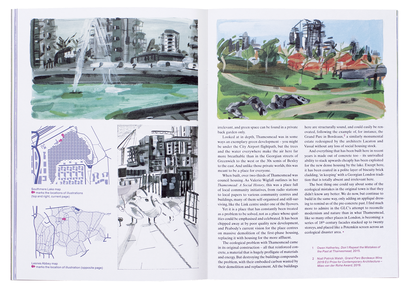 Editorial design with illustration by Jess Nash - It's Freezing in LA! #9: Health