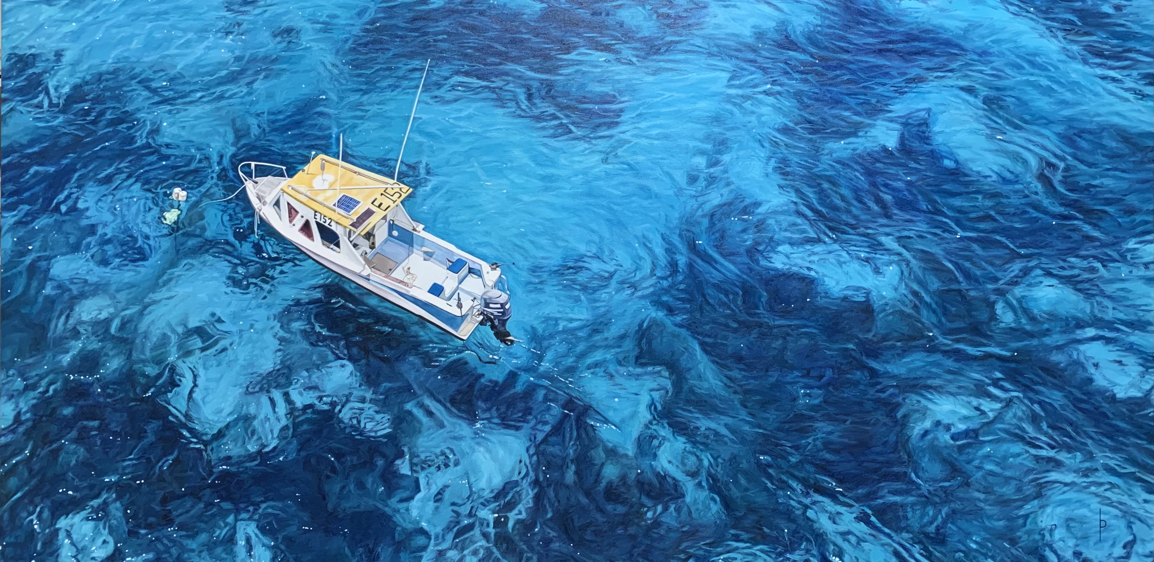 E152 2020 Oil on Canvas 24"x48"