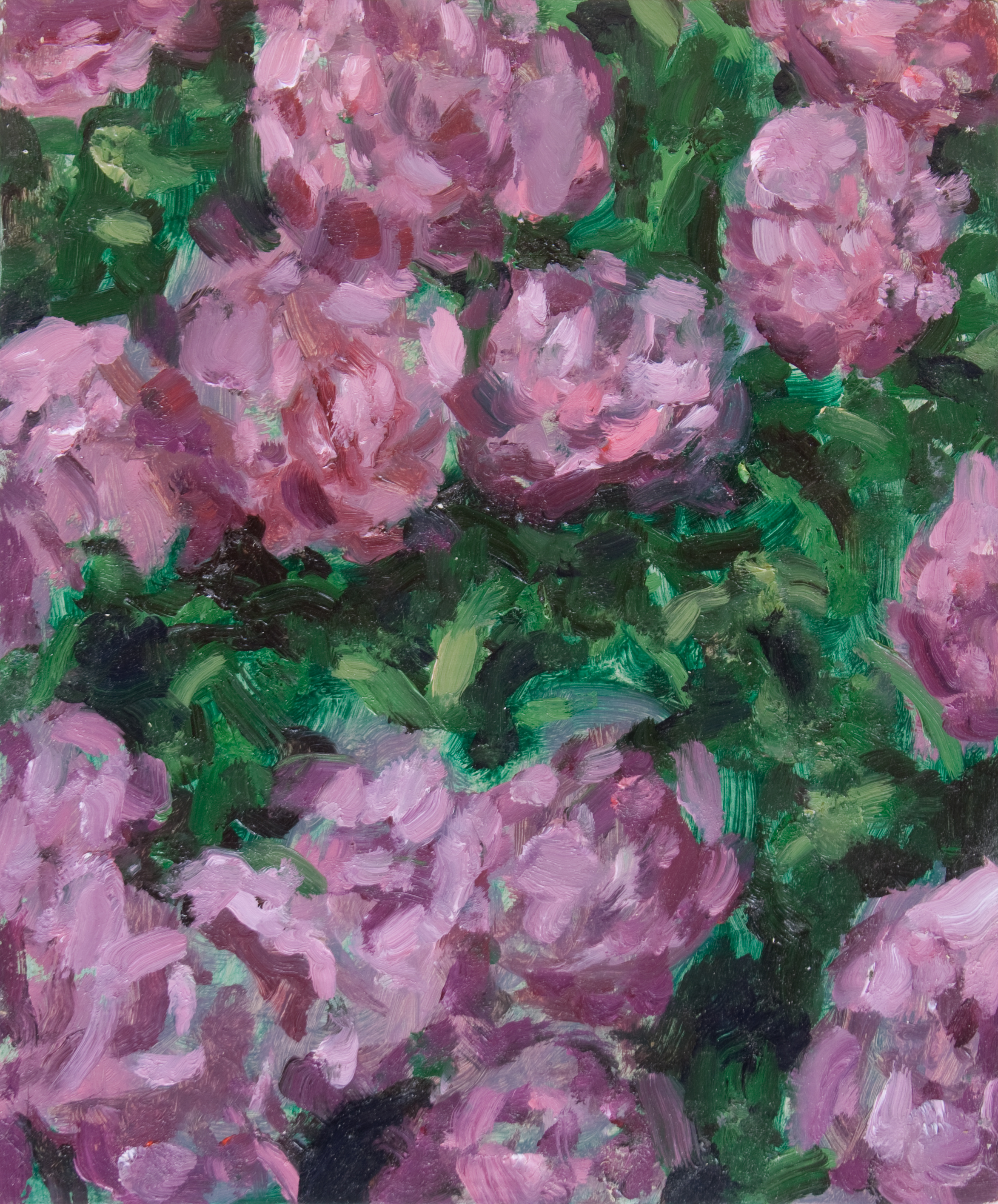 "Pioneja", oil, 24x20cm, 2019