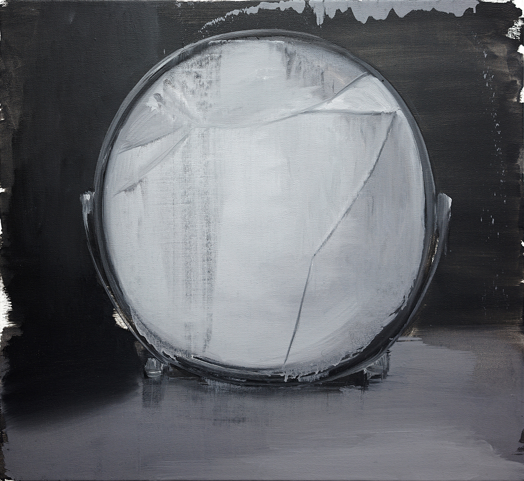 untitled (mirror 6). 56.5x61cm. oil on canvas. 2019.