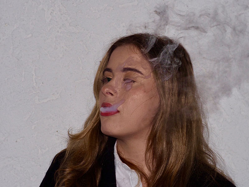 A GLIMPSE THROUGH THE SMOKE  von Nina Spelters