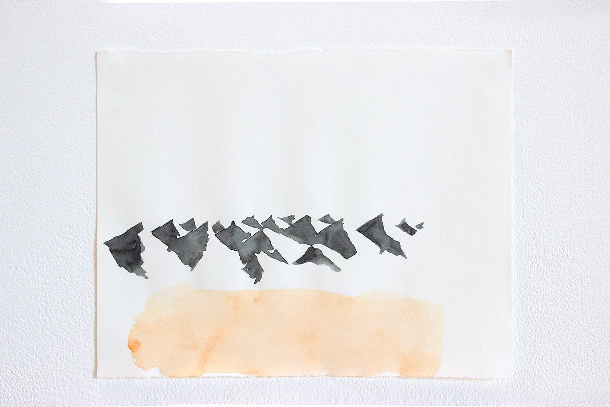 Caucasus, pigment, 10"x7.5