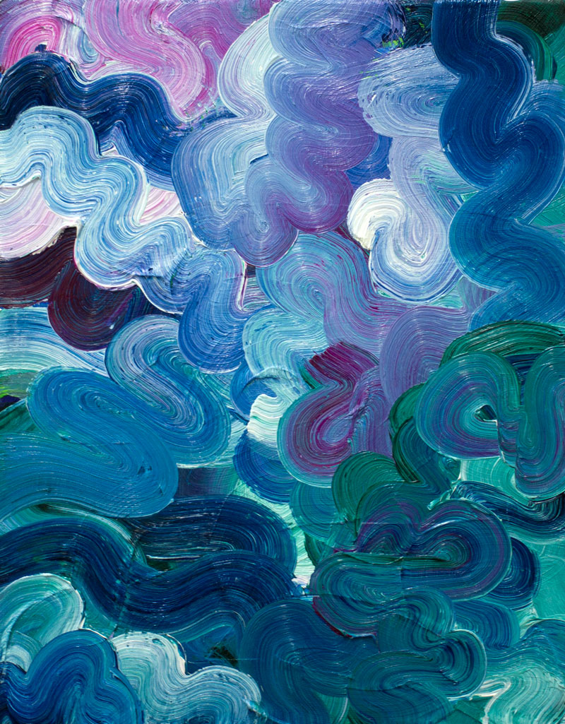 Into Which It Stretches (Out of View), 2016, 11"x14", Oil on canvas