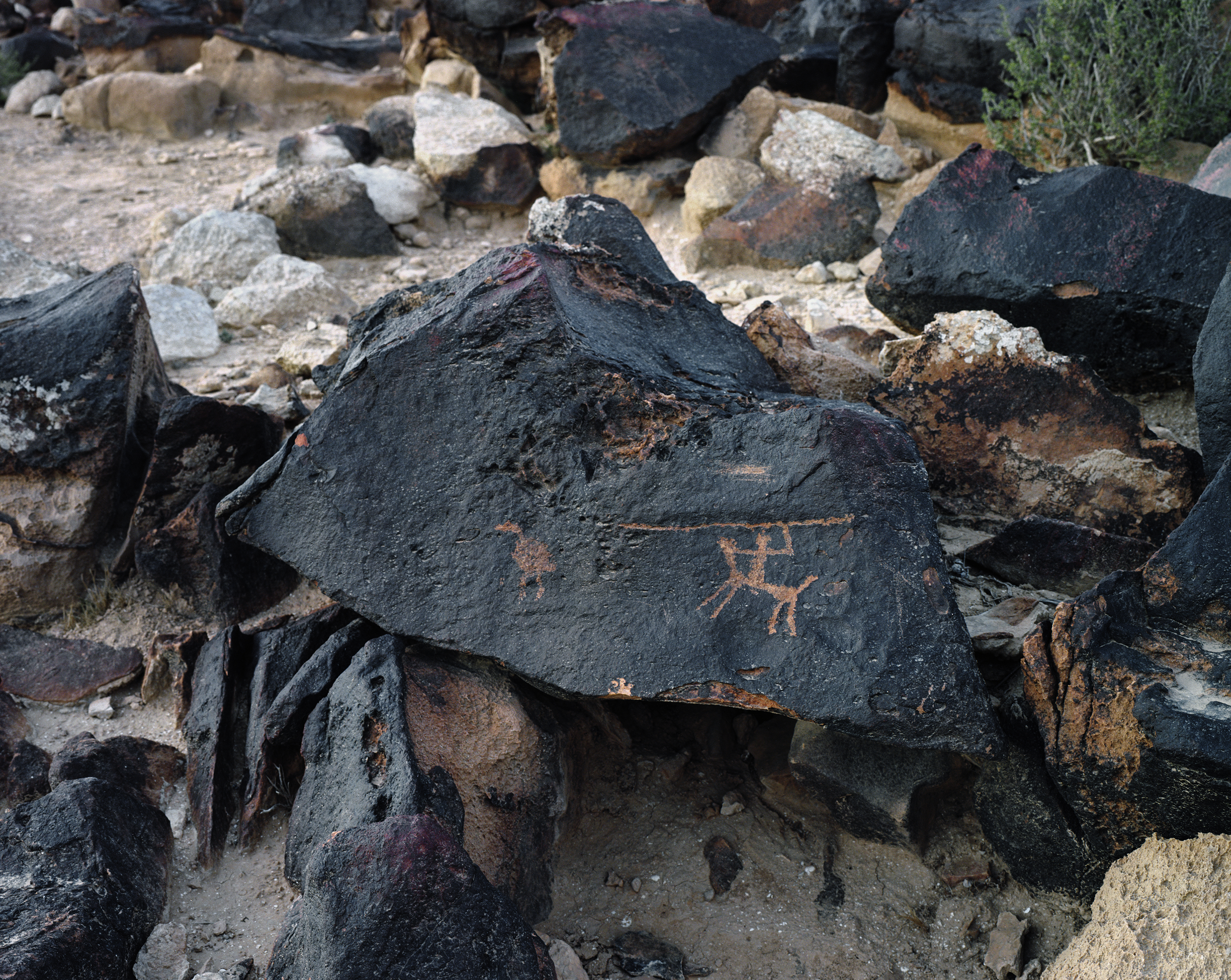 Rock Petroglyphs, 2017, archival pigment print, 78x96 cm