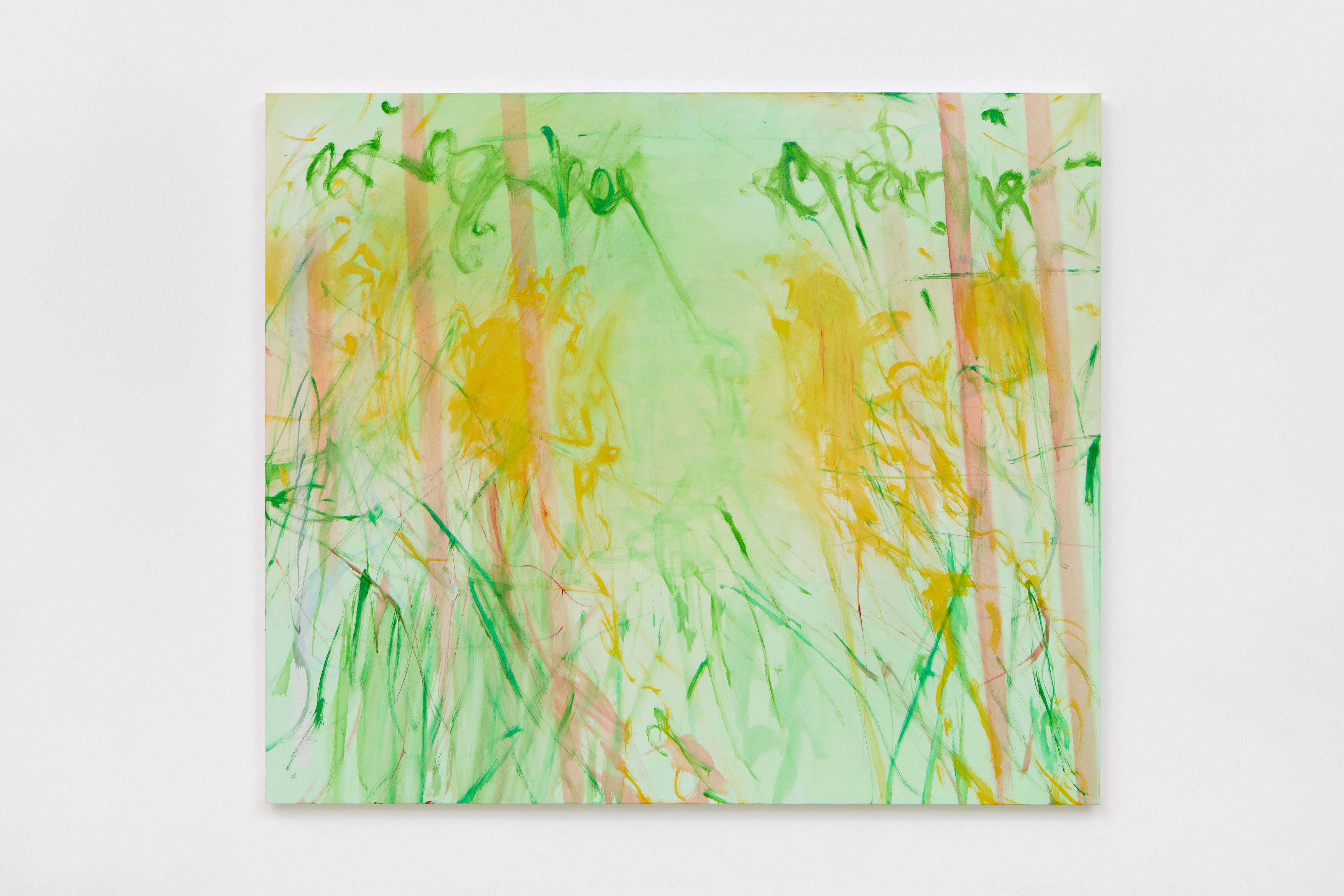 Green Rays, 170cm x 200cm, oil on canvas, 2023