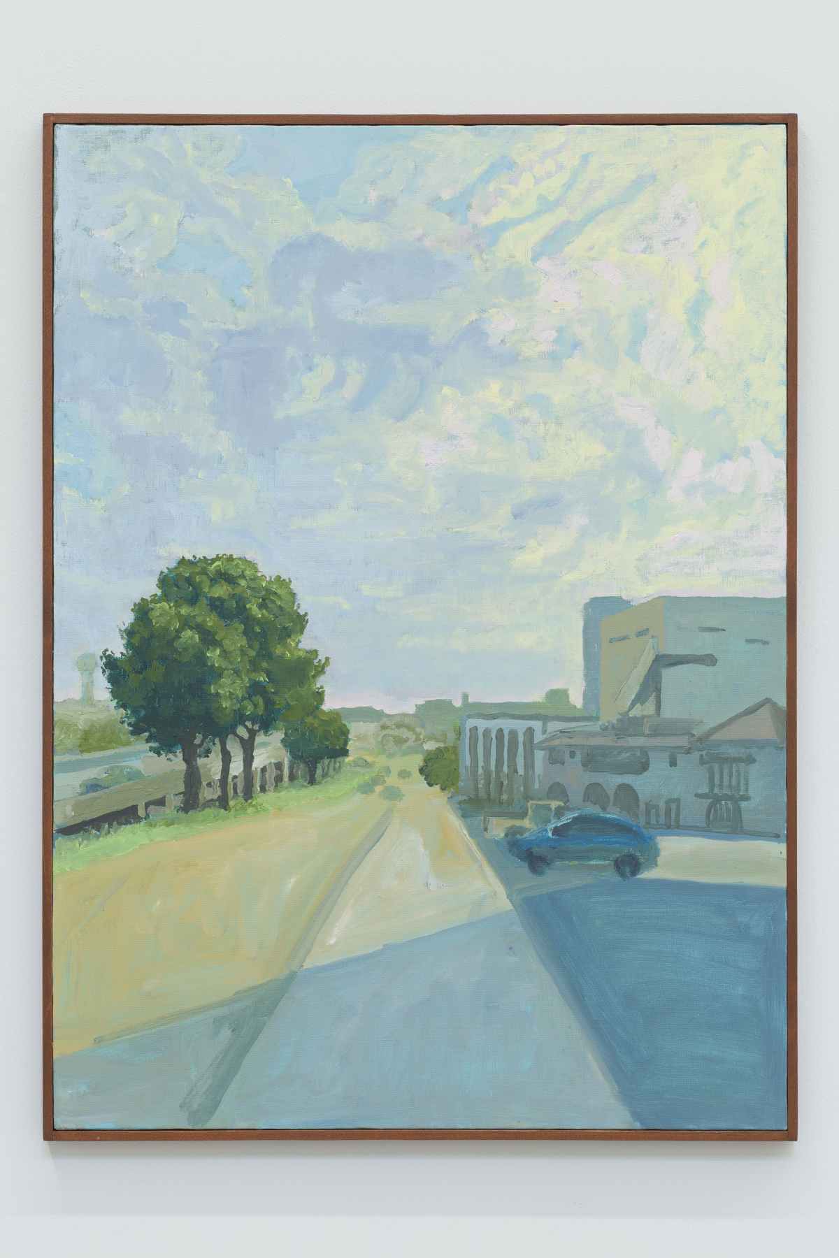 Masamitsu Shigeta, Nice sky, 2023, Oil on canvas with wood frame, 29¼ (H) x 21½ (W) in.