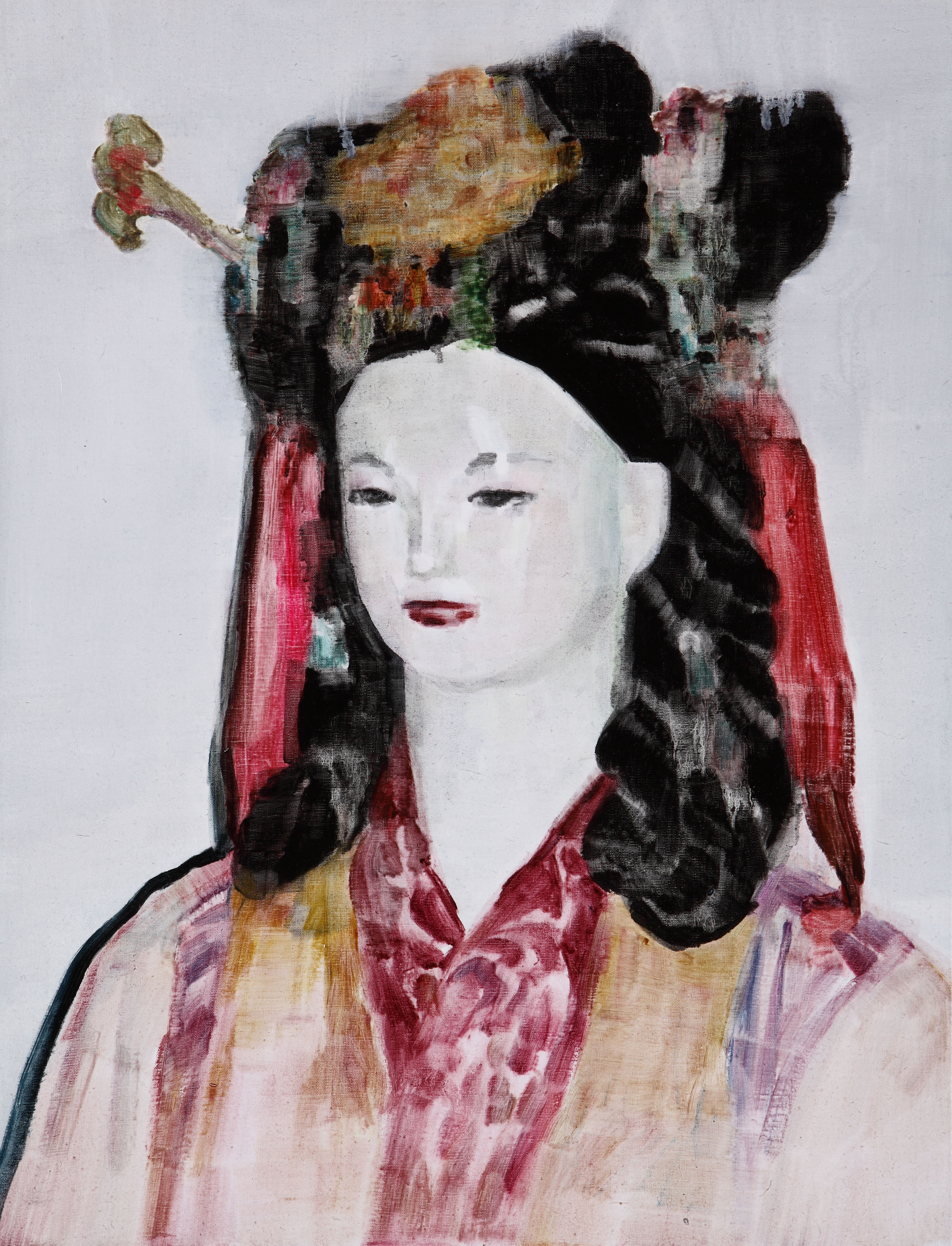 팔선녀(8-3)/2013/리넨에 유채/53x40cm