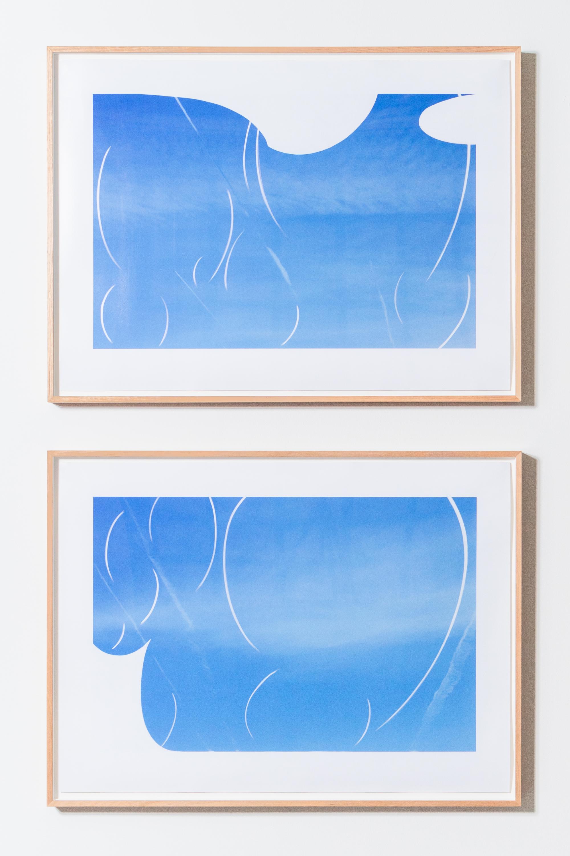 Mira Gojak, unrecovered, 2015, Hand erased archival pigment print, 71 x 97.5 cm each