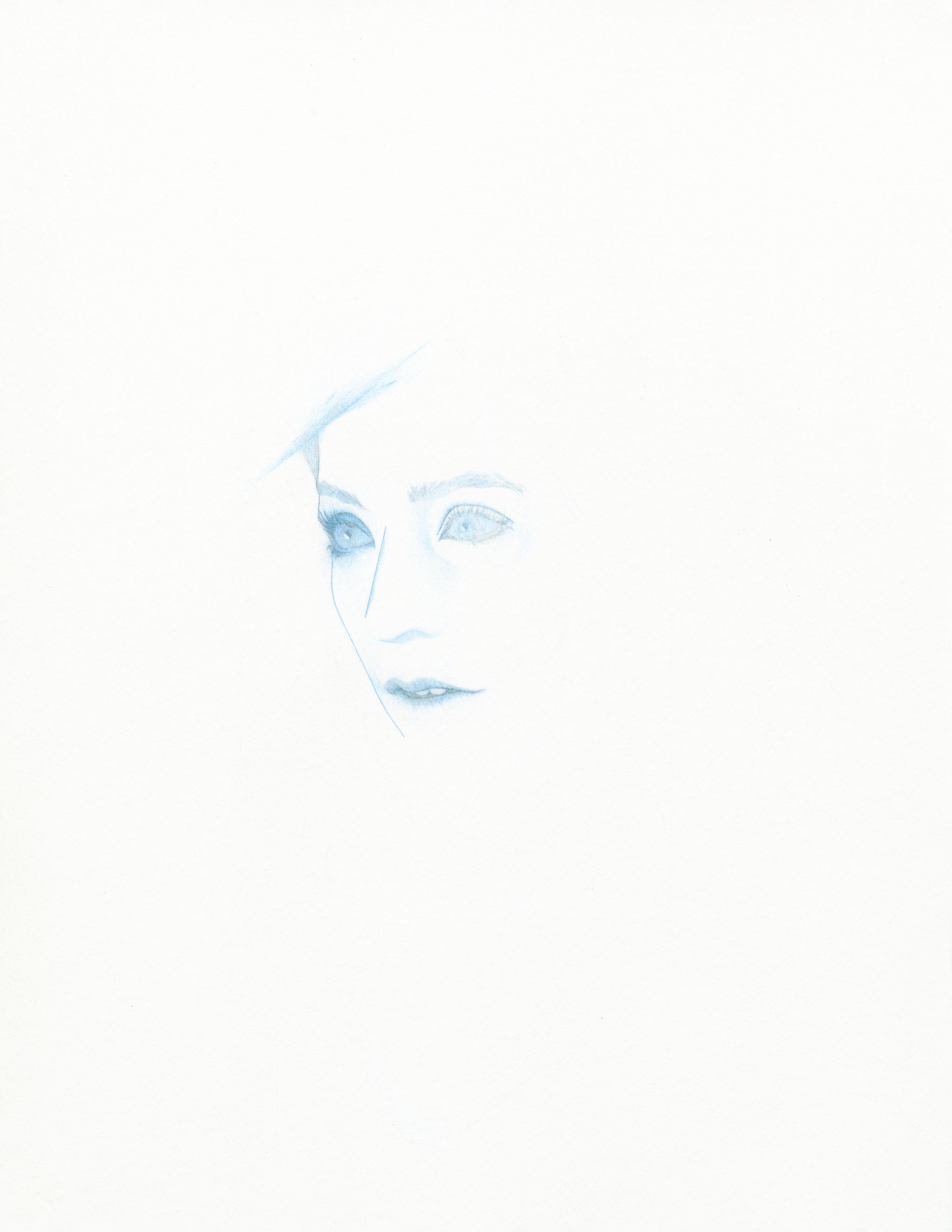 ilikewhatyousee 11x8.5 colored pencil and graphite on paper 2013