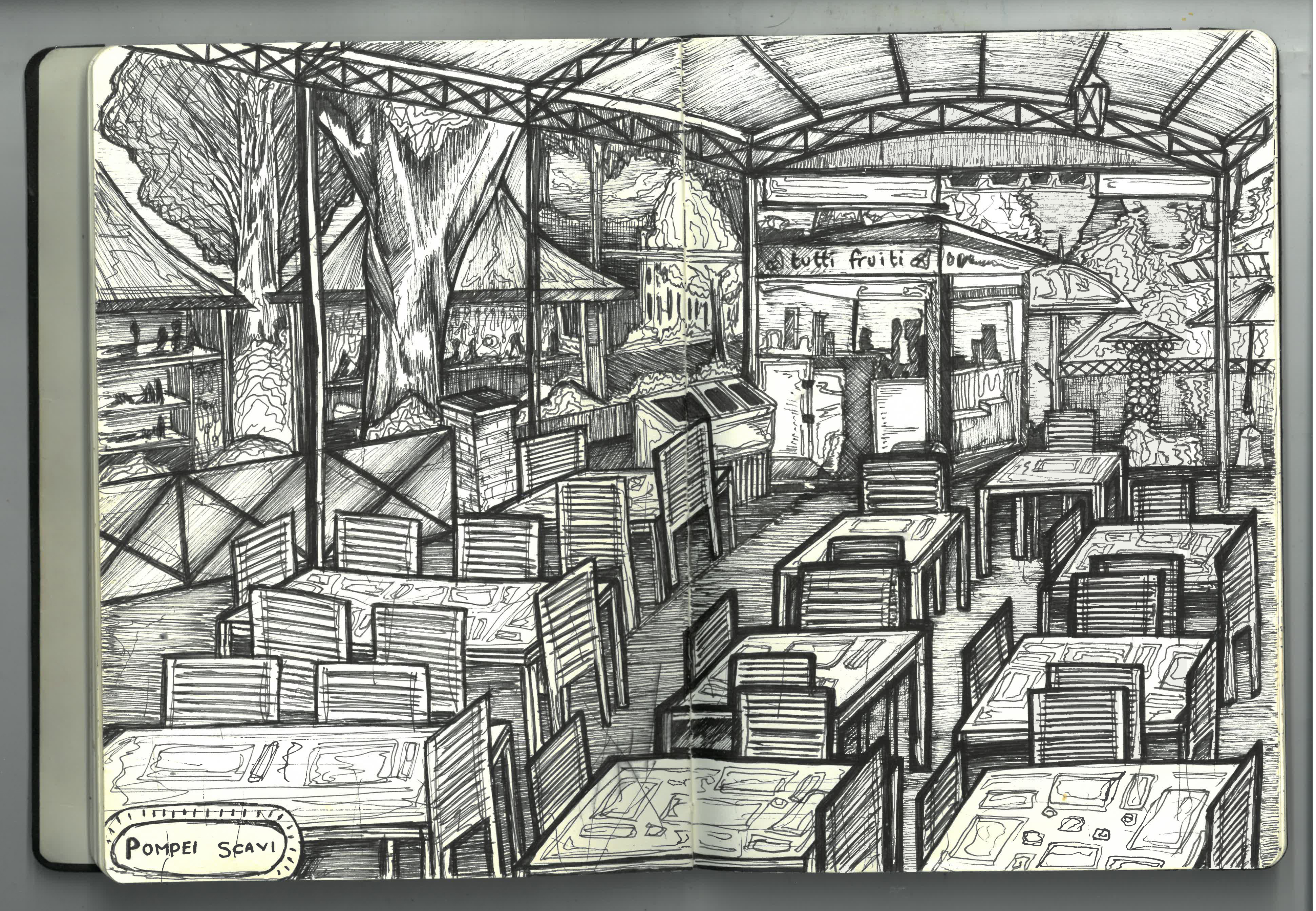 2018 - A Cafe in Pompeii