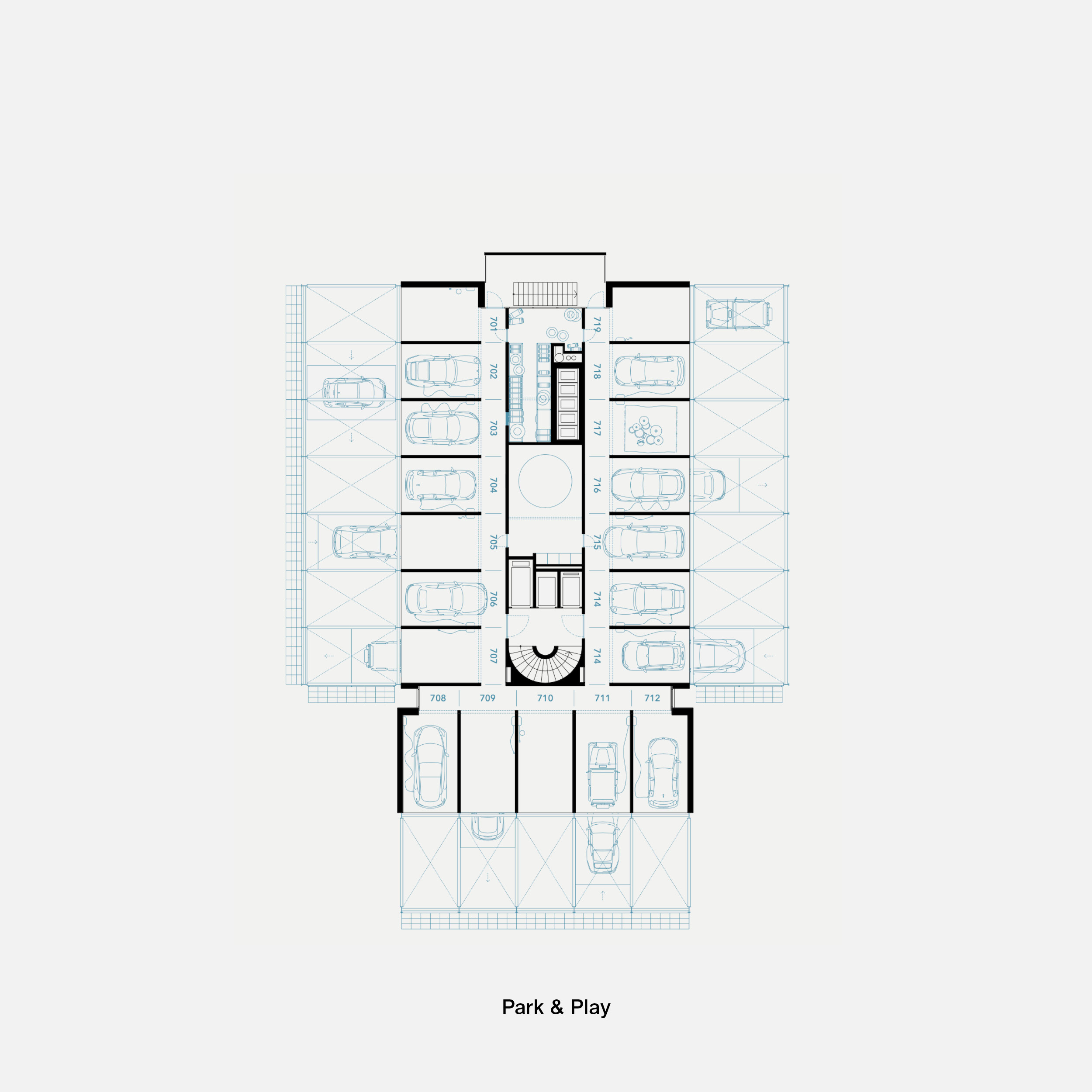 STADTHOTEL TRIEMLI, Competition Proposal for the Conversion of the Three Staff Houses of the City Hospital, Zurich / CH, 2022 