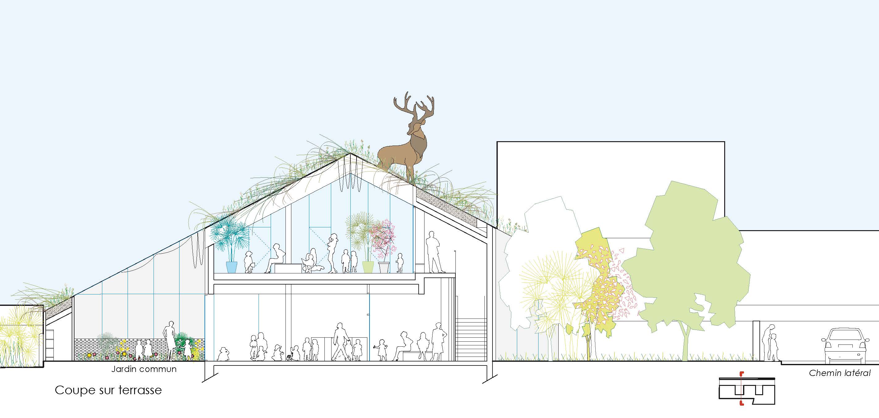 Cr&egrave;che Vert Galant