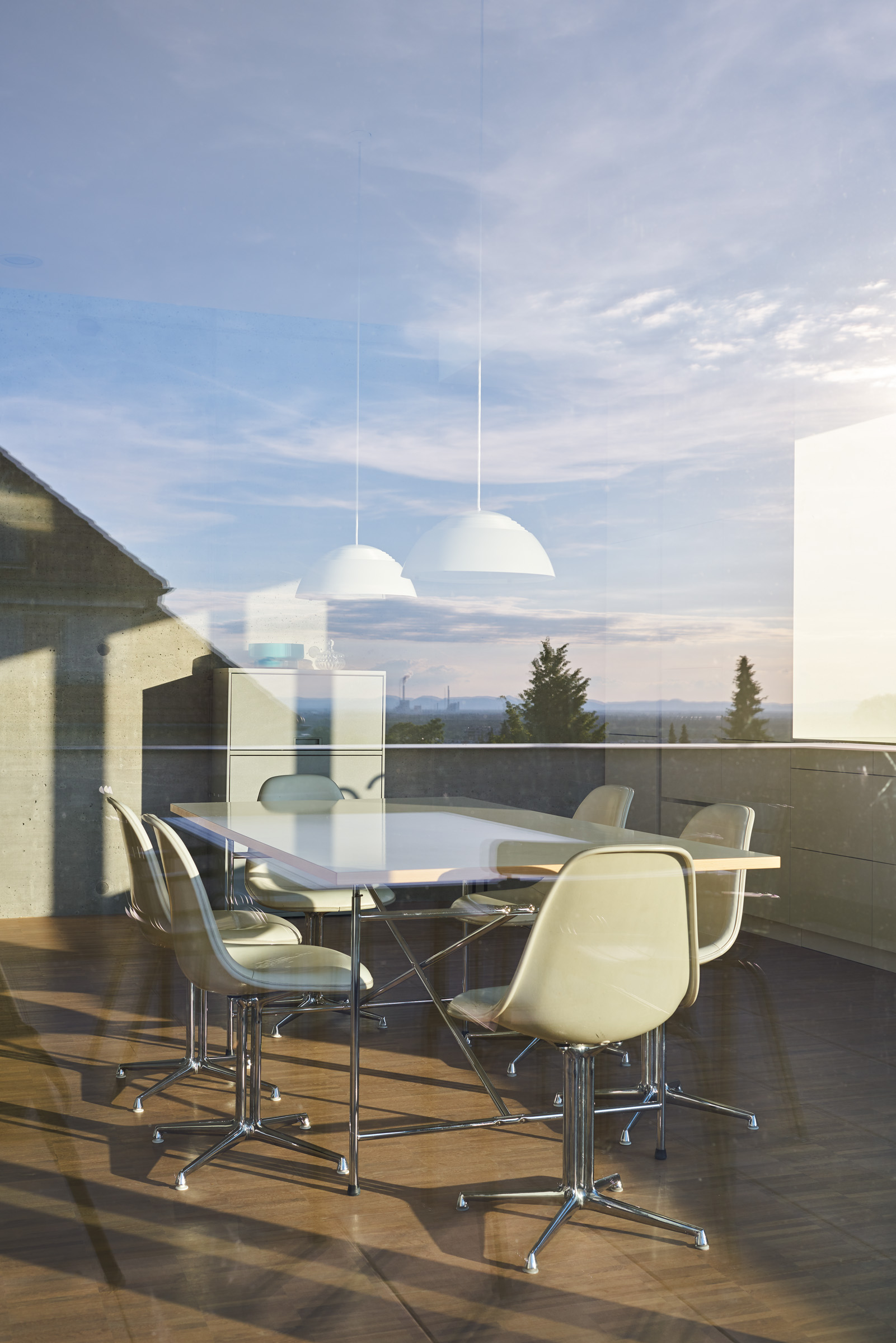 Leichtbetonhaus in Ettlingen. Kunde: baurmann.dürr Architekten.