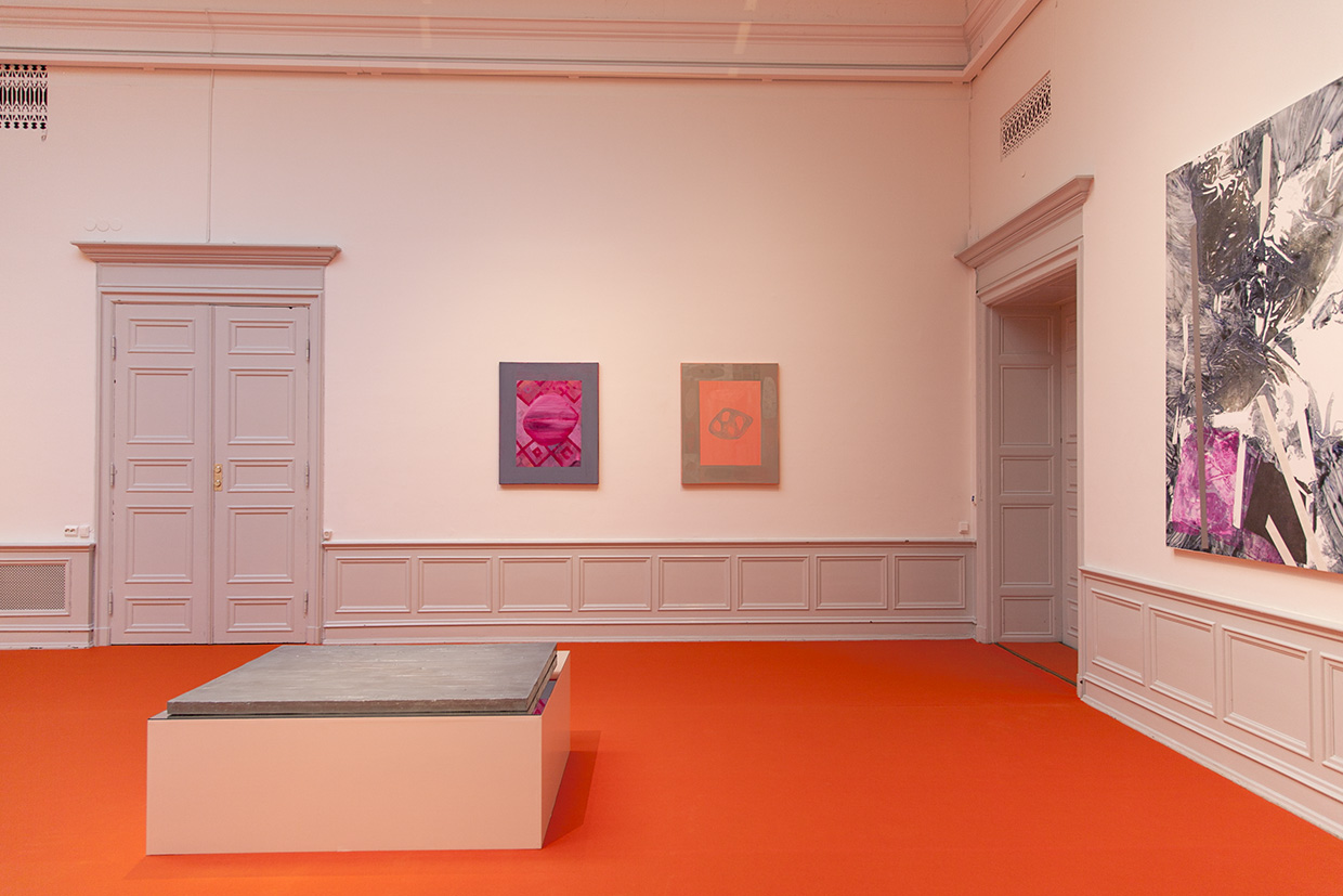 Sculptures and painting by Sigrid Sandström, paintings by Jan Rydén 2014