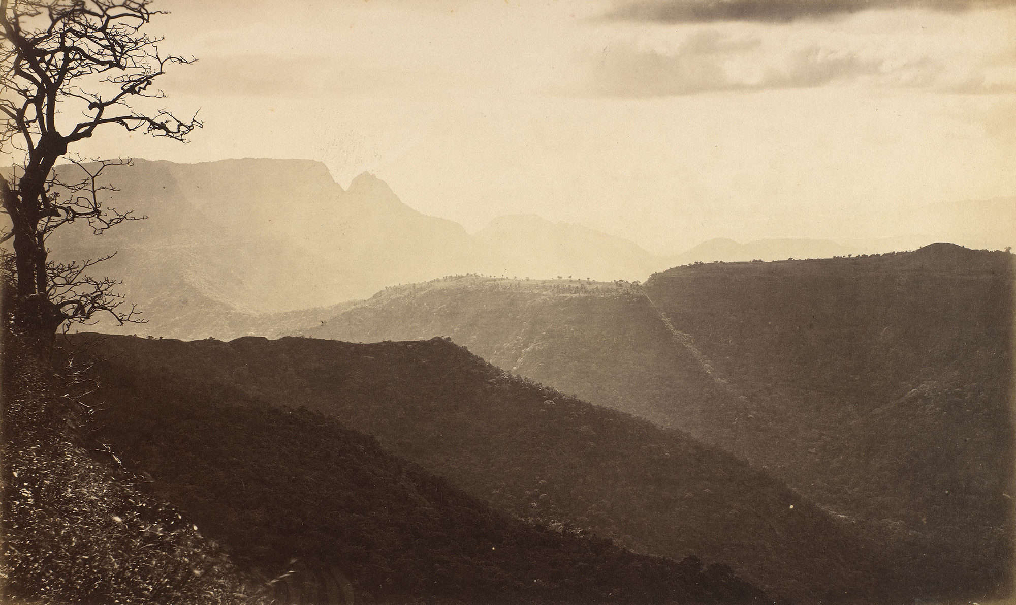 View of the Western Ghâts, 1875-6 / www.rct.uk
