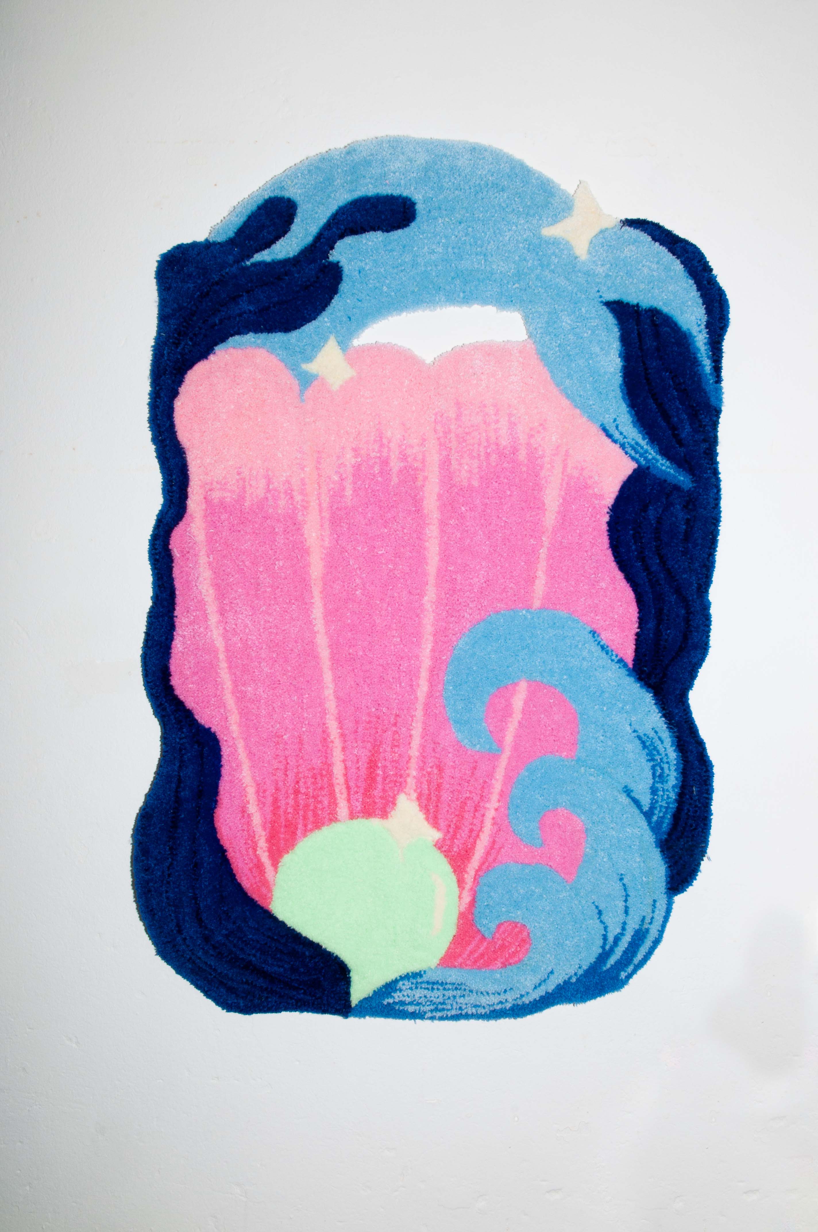 Mermaid Fantasy, Teppich, 72x112cm, 2022