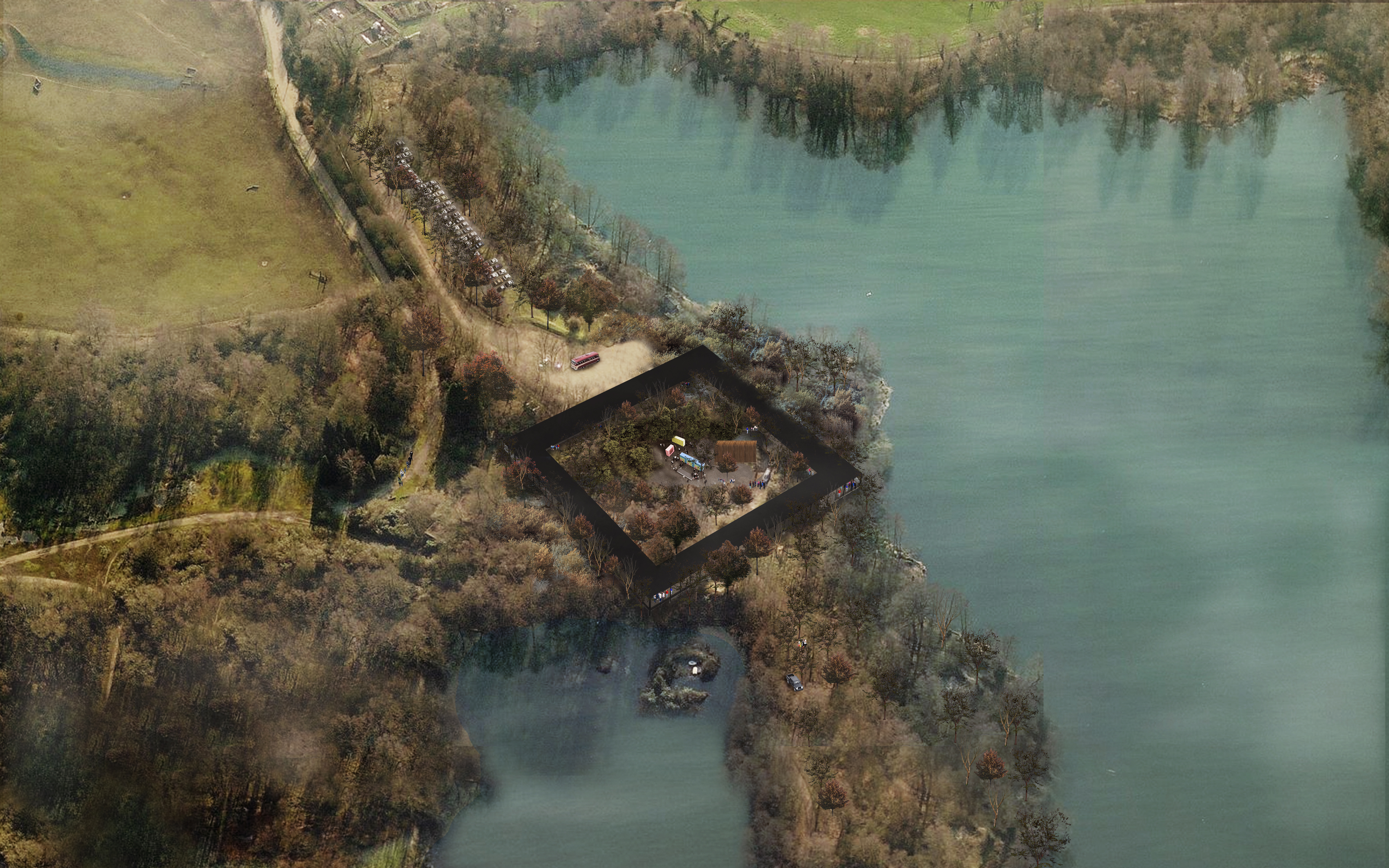 Sevenoaks | Imposing a strict but light geometry to frame new views of an unadulterated landscape