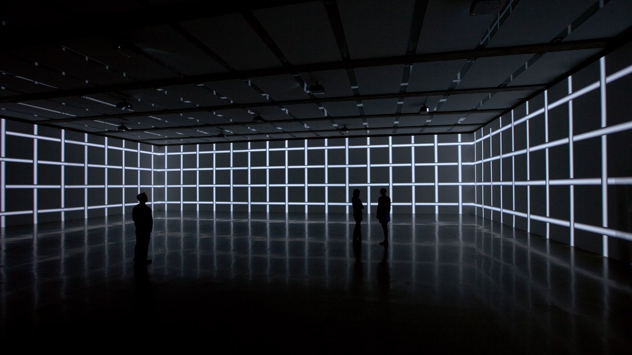 Light mapping. Затемнение выставочного зала. Затемнение выставочного зала с помощью ткани. 1d пространство в текстурах.