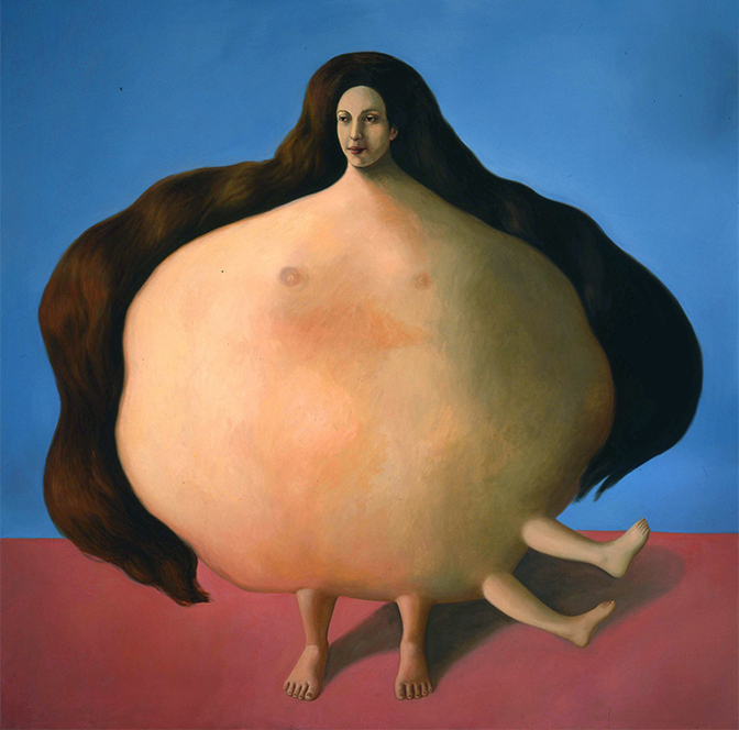  MACCHINA MADRE   2002 olio su tela cm 190x190