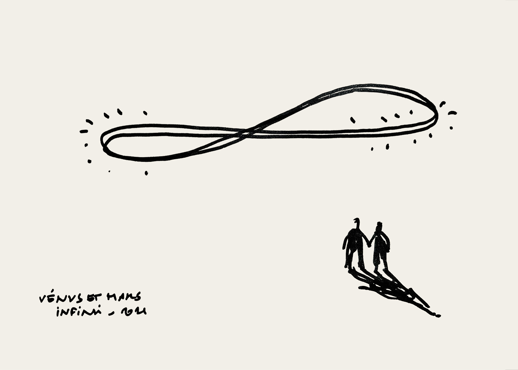 Vénus et Mars infini - Félicie d'Estienne d'Orves - Création Exhibit 2021 - ©Félicie d’Estienne d’Orves, Adagp Paris 2021