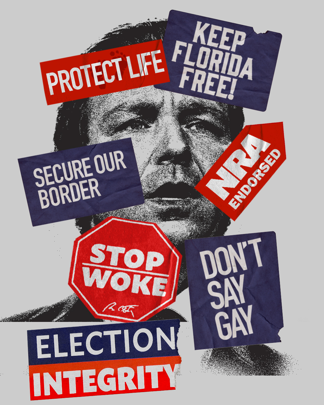 The Guardian: Fewer pronouns, more guns: Ron DeSantis’s plan to turn the US into Florida AD: Rita Liu