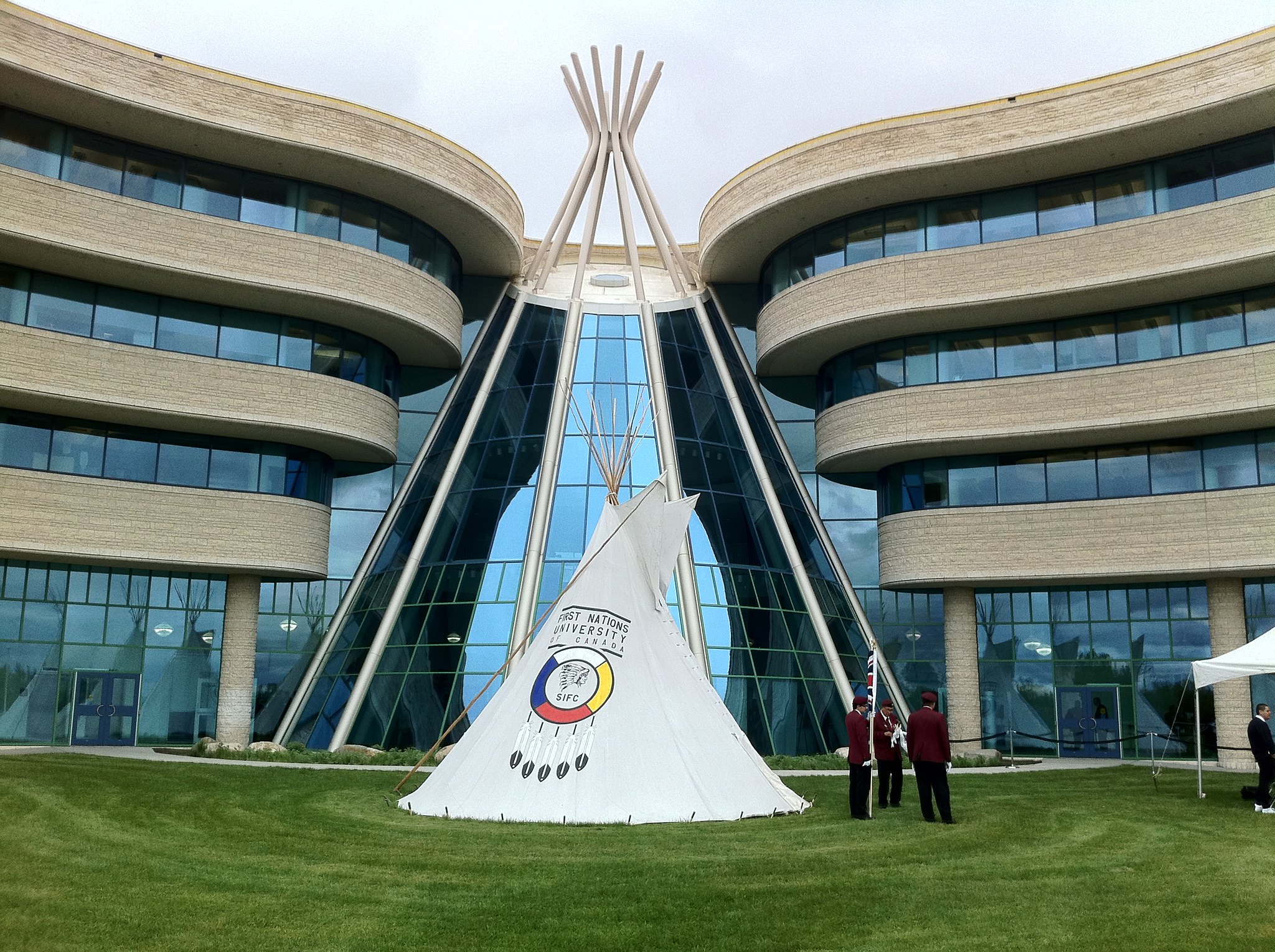 3. The First Nations University in Regina, Saskatchewan, designed by Douglas Cardinal and completed in 2003