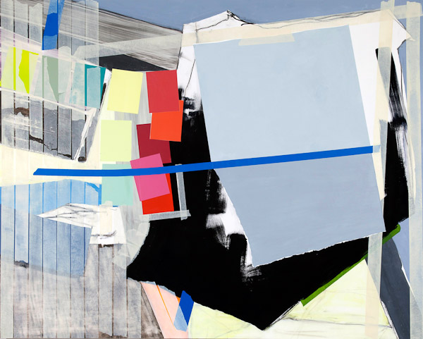 Untitled, acrylic on board 48x60", 122x153cm 