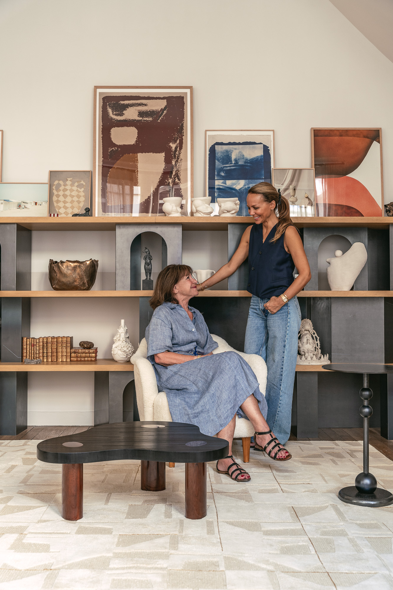 Lison de Caunes & Louise Liljencrantz at Invisible Collection Paris Rive Gauche