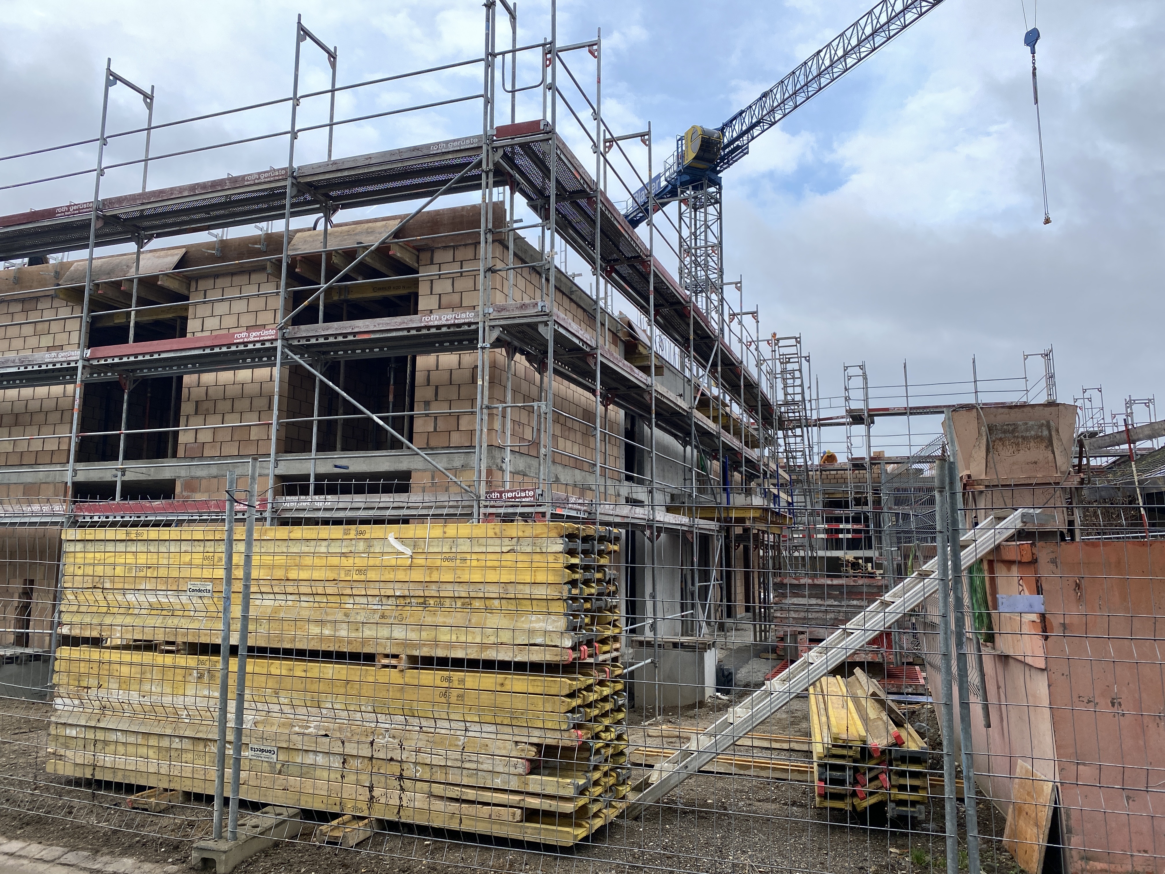 Baustelle Januar 2023