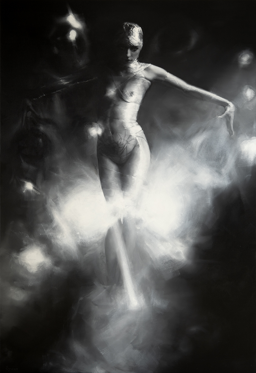 "Hello", oil on canvas. 85 x 125cm