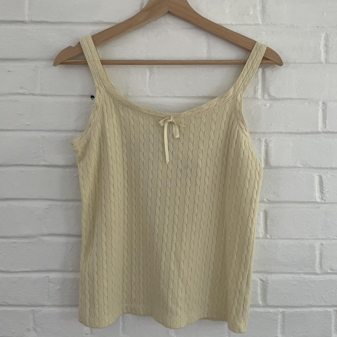 Y2k Ralph Lauren Cableknit Camisole - 𝓈𝑜𝓁𝒹