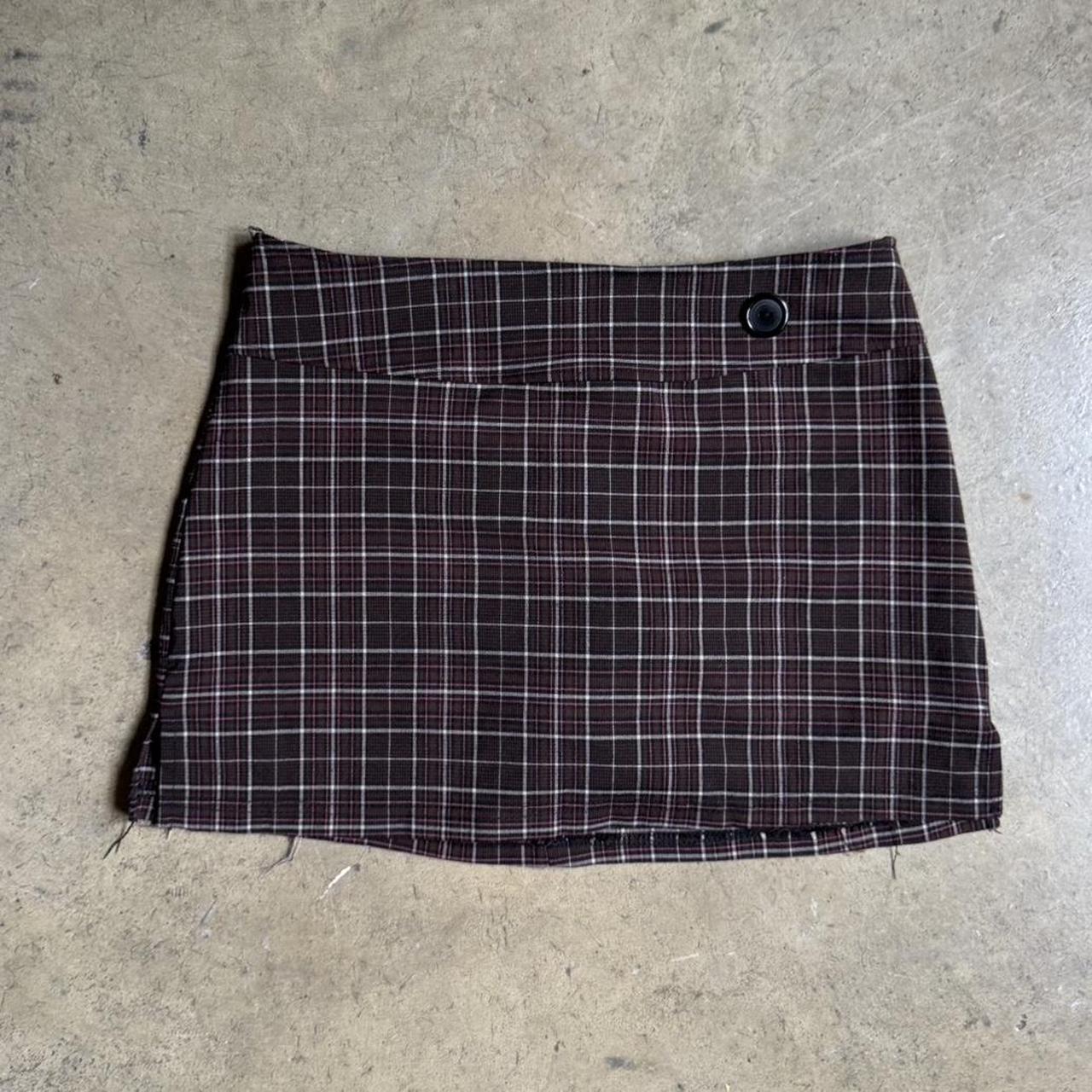 90s Dynamite Pink Plaid Skort - M - $40