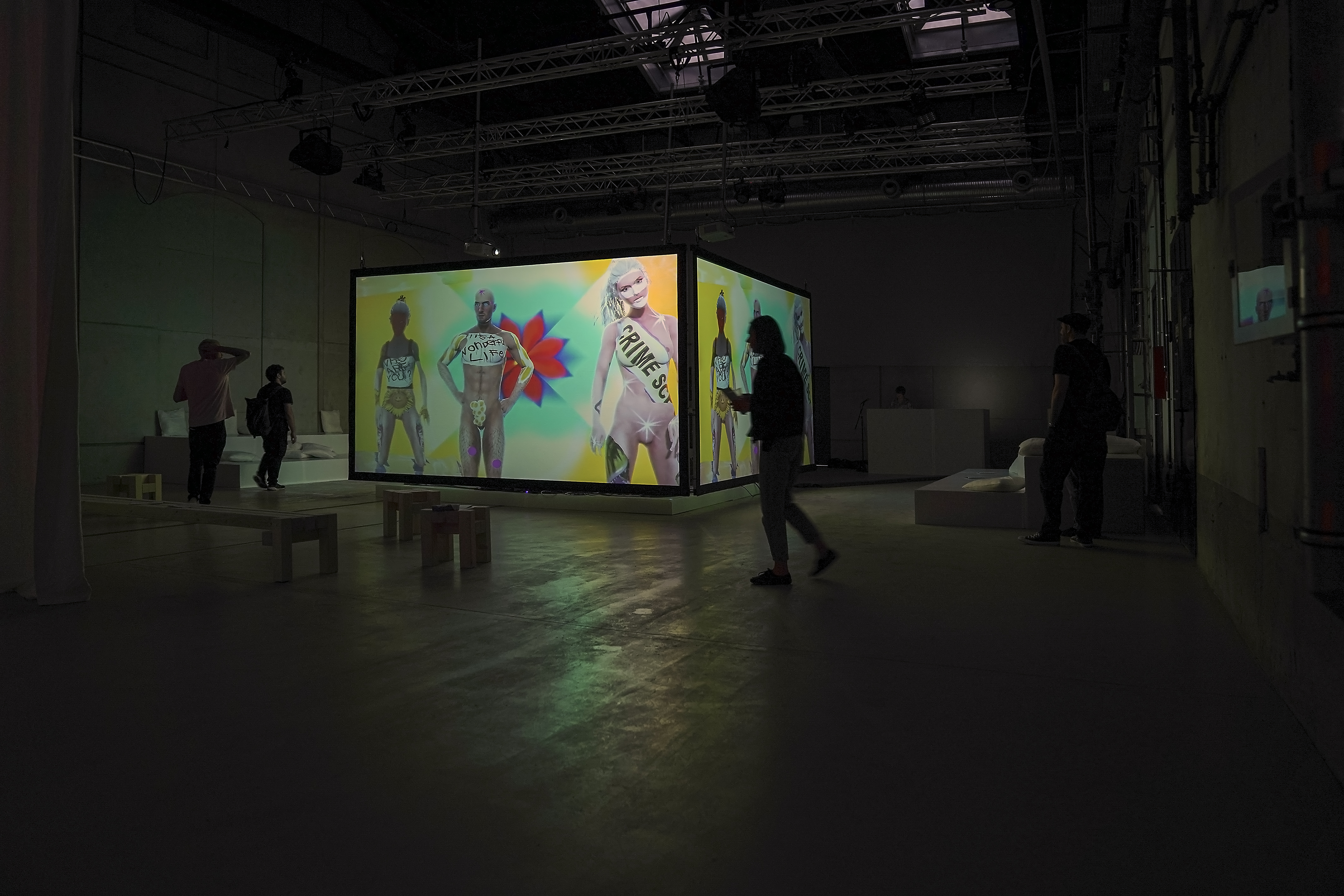 𝘕𝘰 𝘕𝘪𝘨𝘩𝘵𝘭𝘪𝘧𝘦, Projektraum Kunstverein Wagenhalle, Stuttgart, 📷 Daniela Wolf, 2023