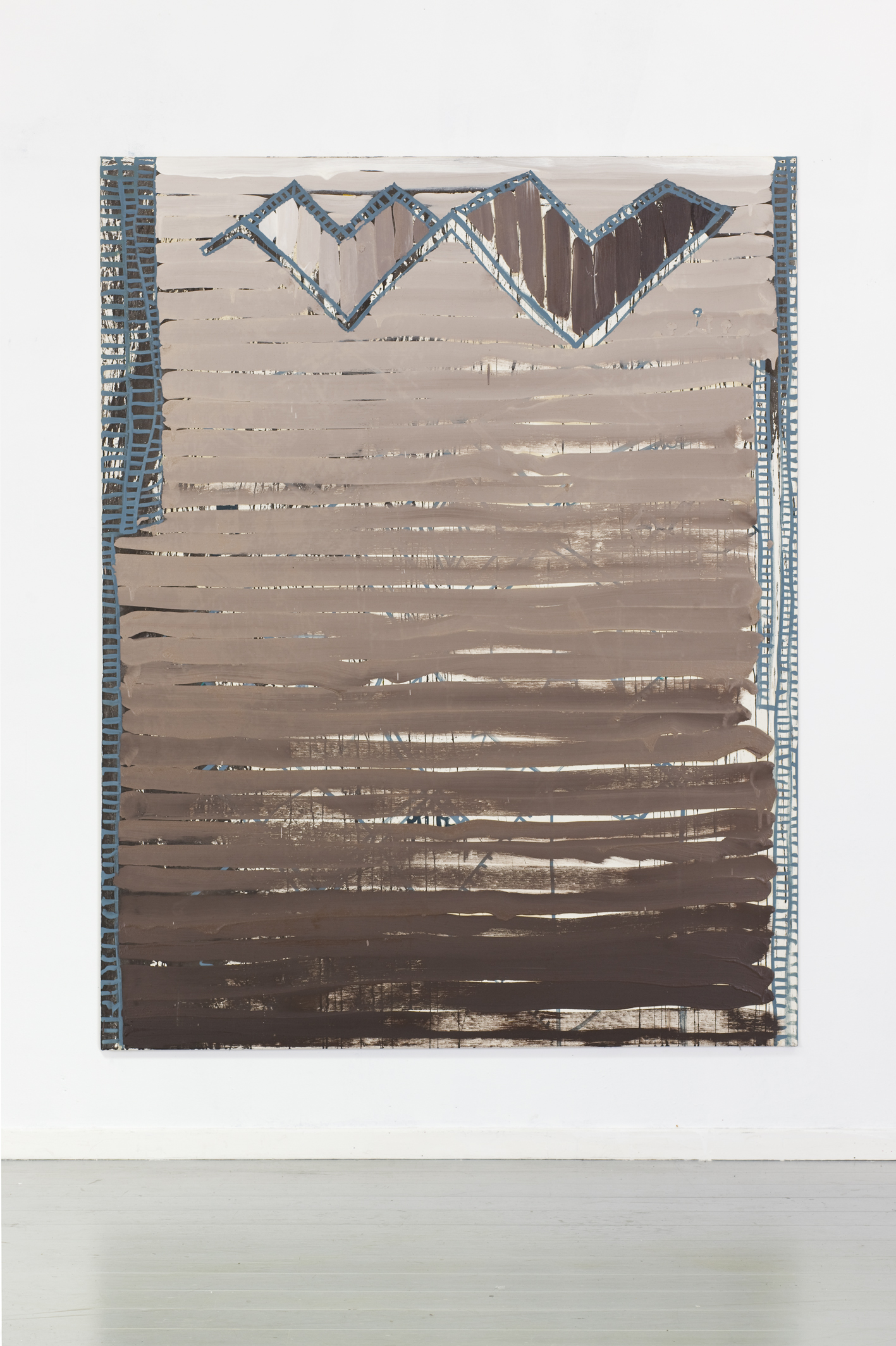 &bdquo;SW // N / 2 (society of soon)&ldquo; 2014/15. Oil on canvas, 208 x 170 cm