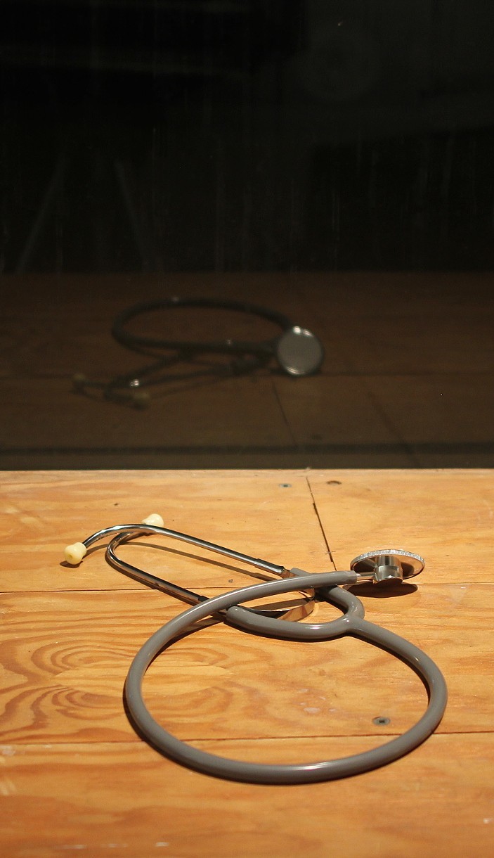 Fulgerite – Vibrational speaker, audio, stethoscope, 2014