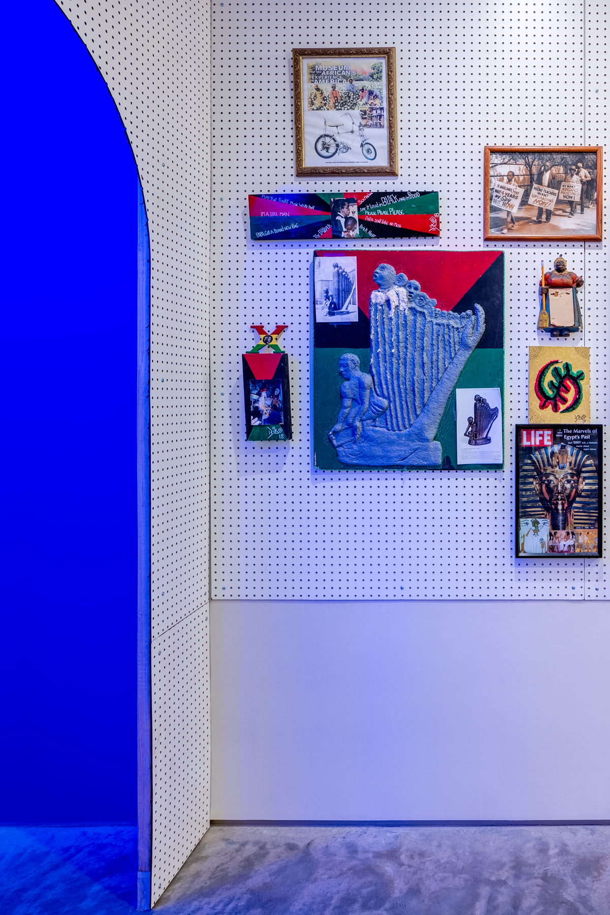 "The Museum of the African's Experience in America," installation view of "Storefront."