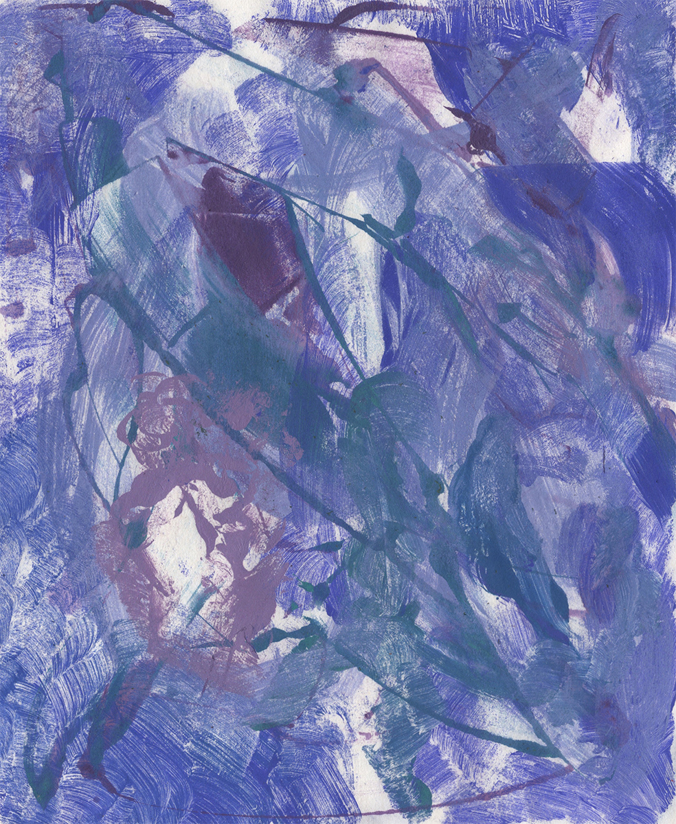 DuesAcrylic and Watercolor on Paper 8x10"