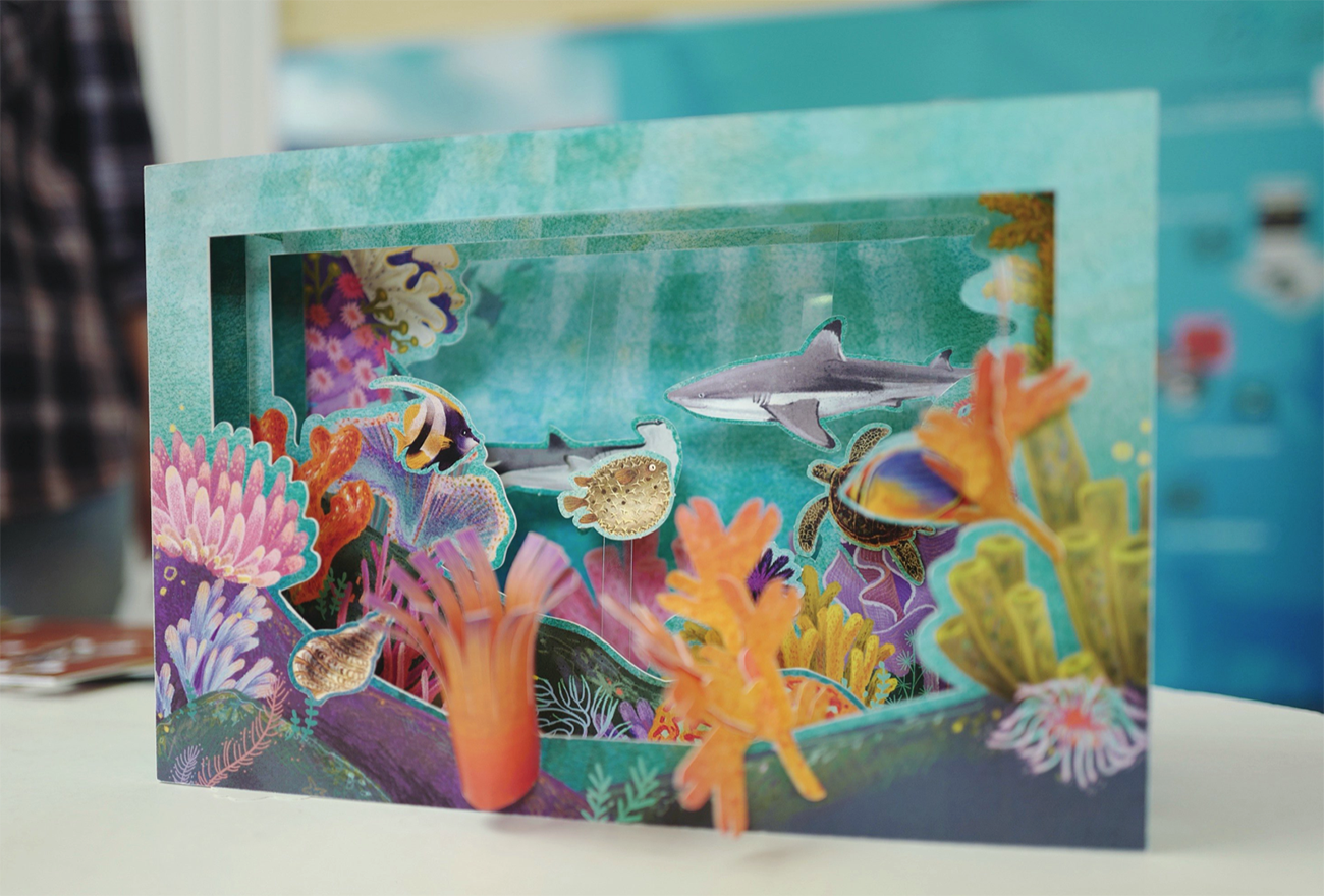 Upcycled 3D Coral Reef Craft - Living Porpoisefully