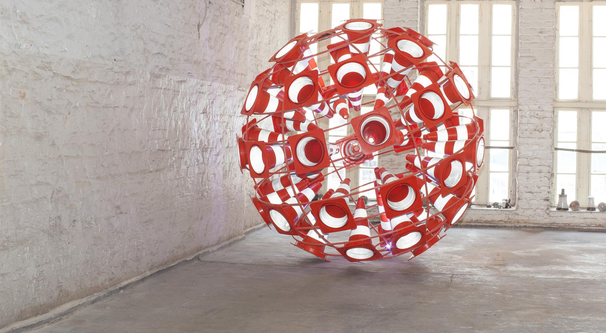 Installation View, Umspannwerk Neukölln, Berlin. Photo credit: Jennis Li Cheng Tien