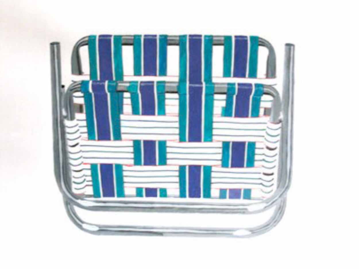 Chair Closed, 2000, acrylic on museum board, 40”x32”