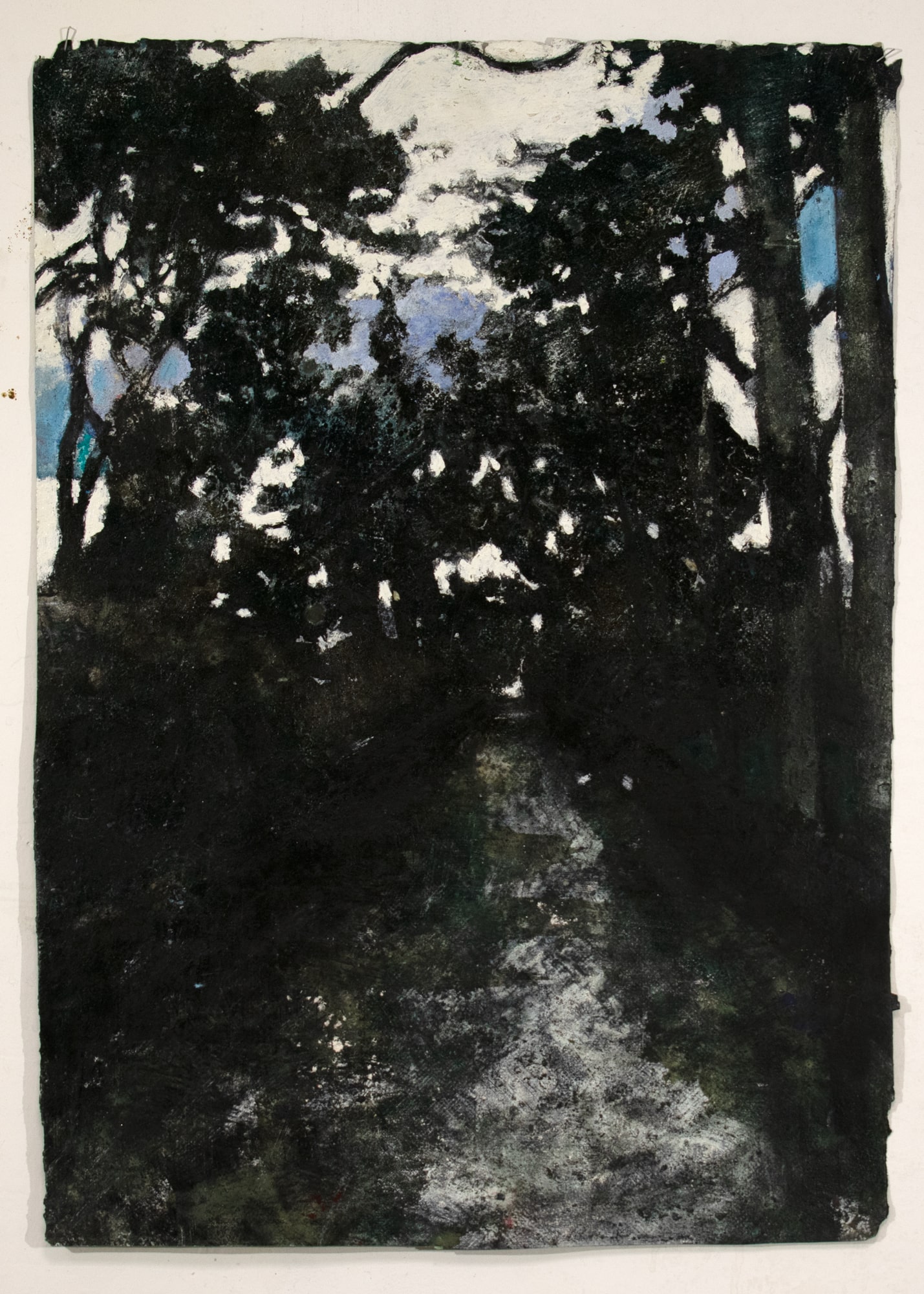 Untitled, 2019  mixed media on paper, 56.5 x 40.5 cm  Private collection 