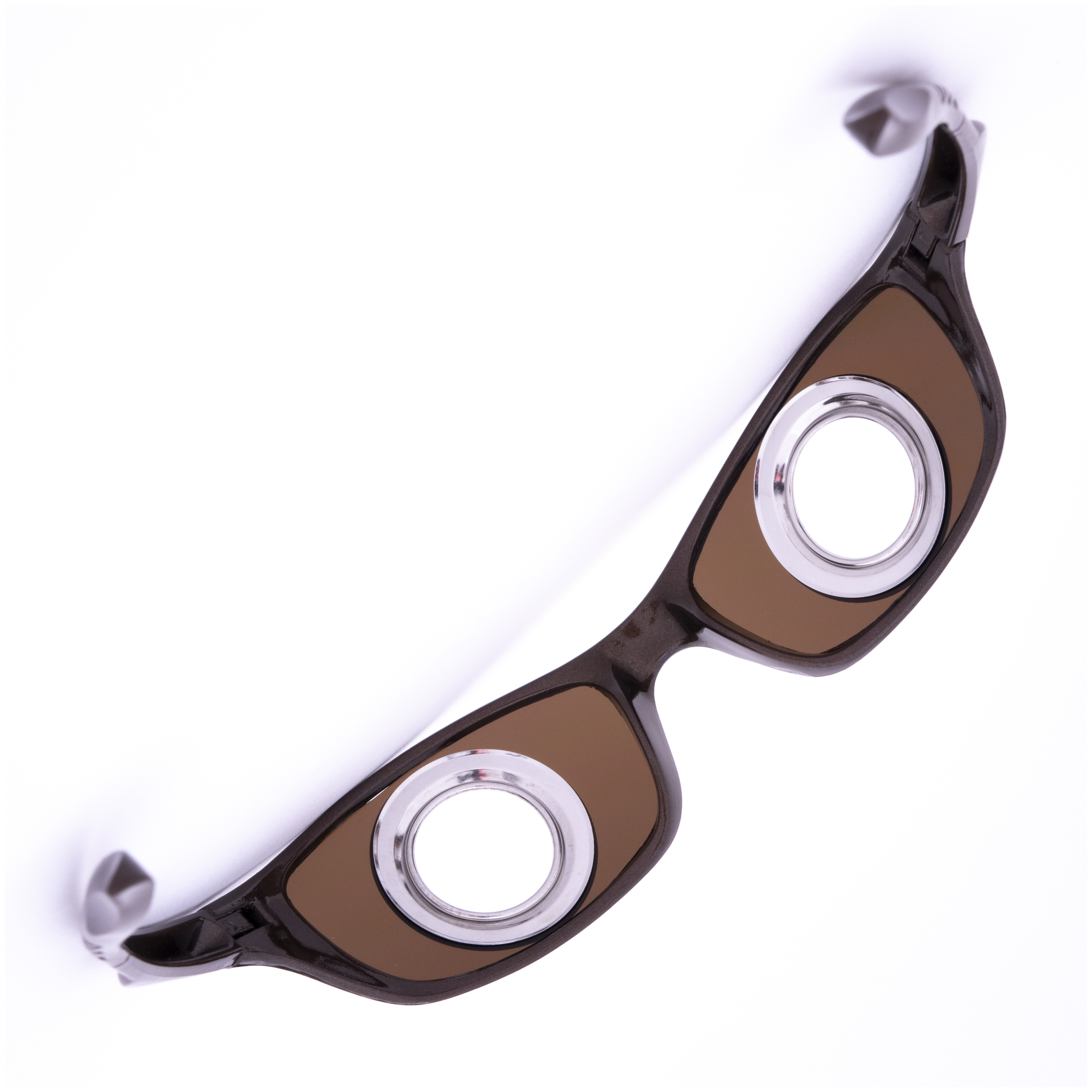 2040 Specs 03 (Brown)Sunglasses with grommets,hand engraved frame interiorEdition of 4