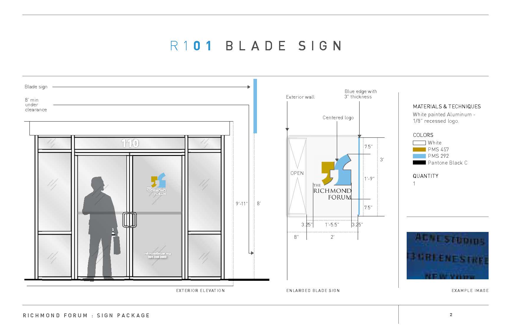 Richmond Forum signage — anikasarin