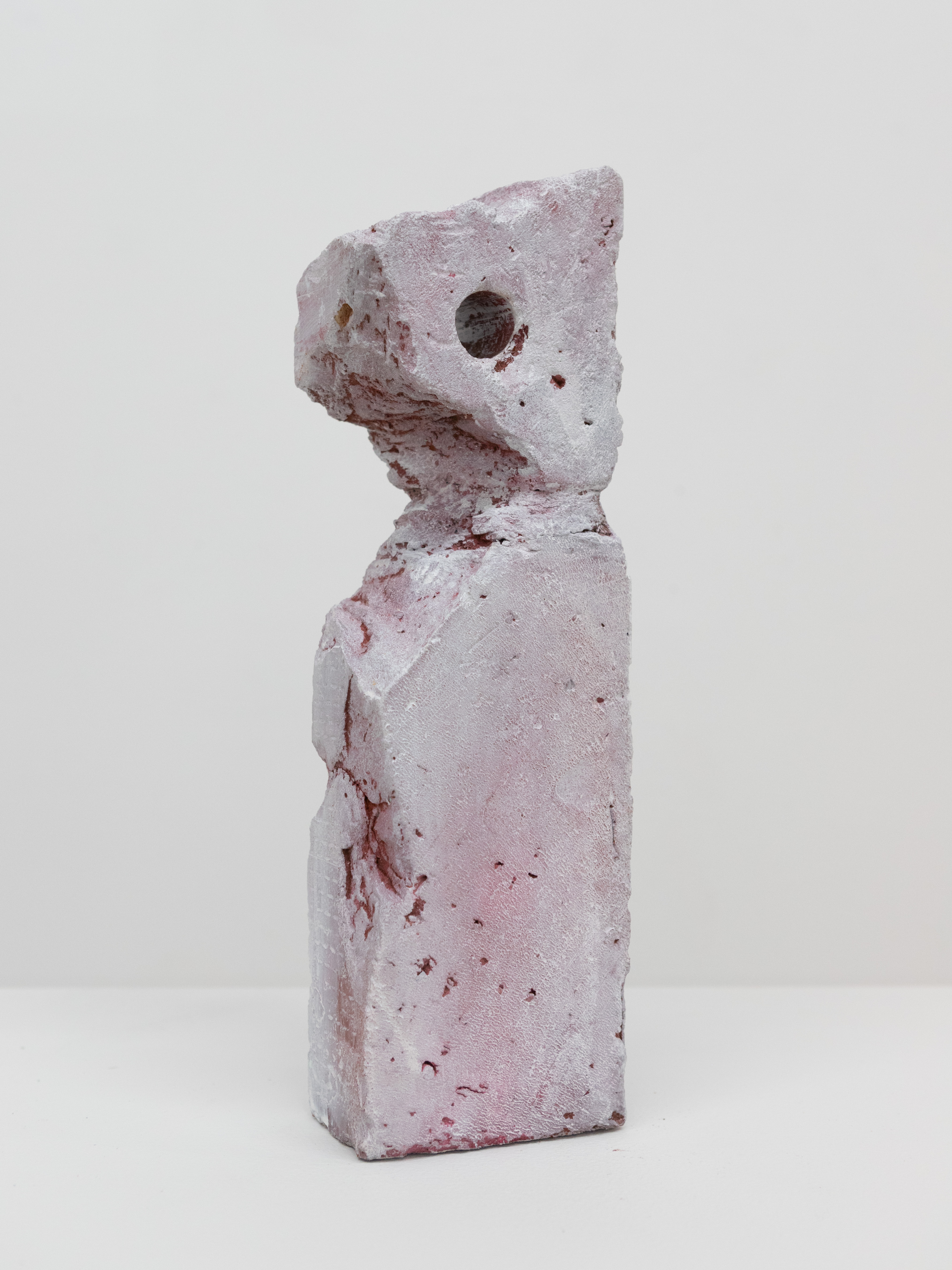 Public Figure 2, 2025. Bricks, morter, acrylic. 