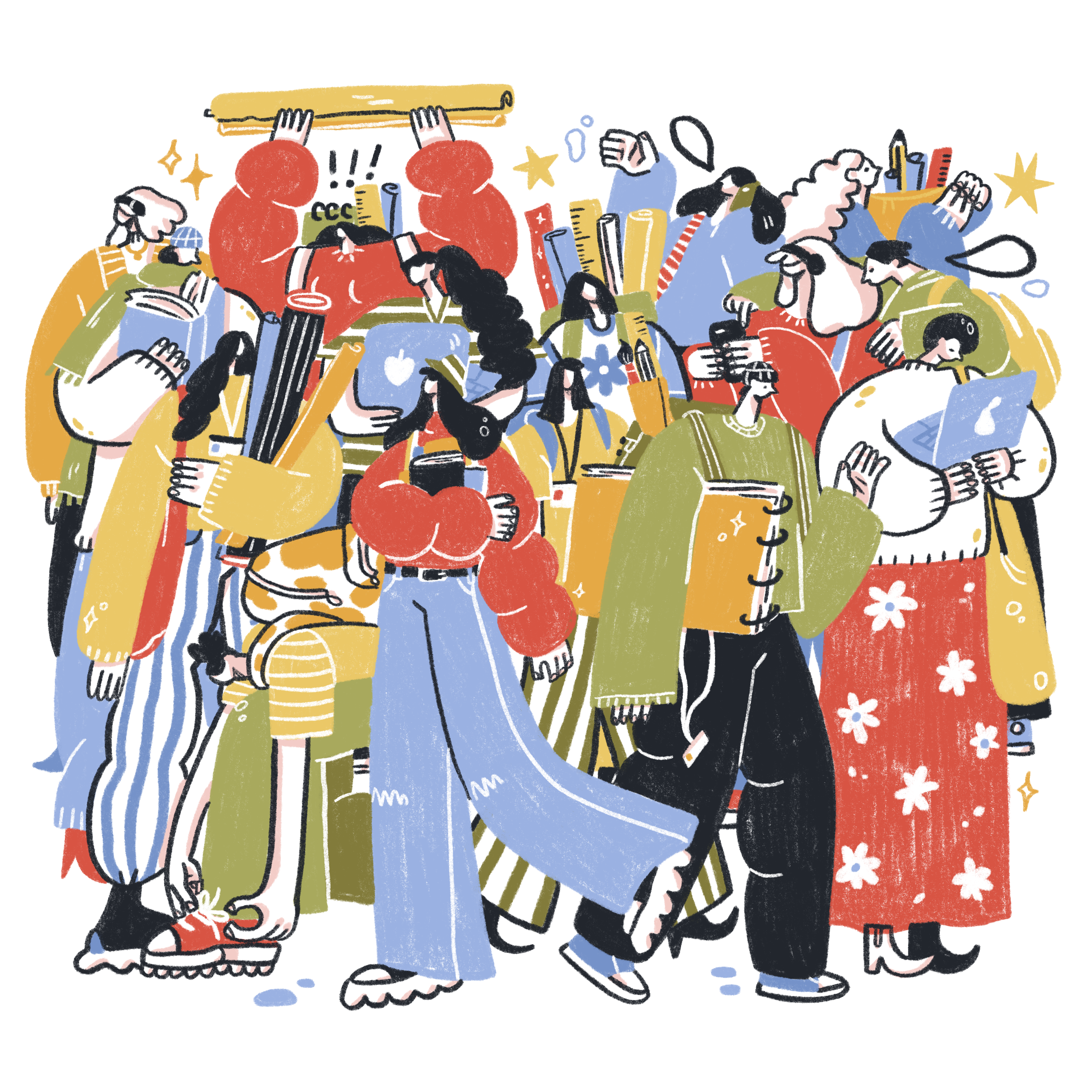 Back to Uni, Digital Illustration, 2021