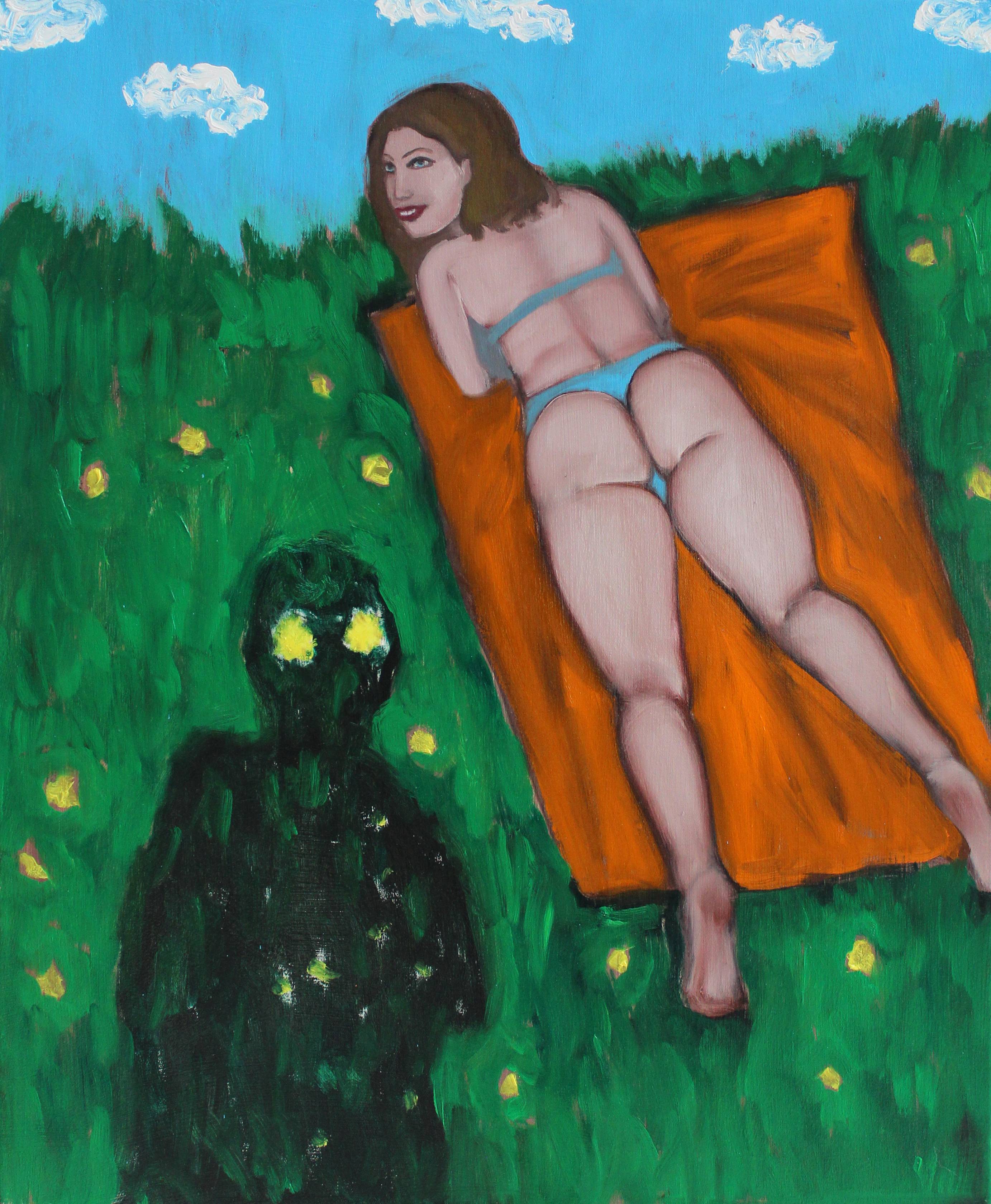 Voyer, Oil on canvas, 60x50 cm, 2021