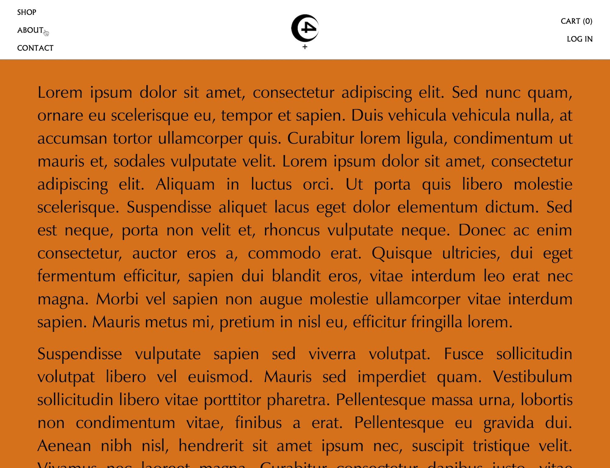 ABOUT PAGE IN OPHIAN