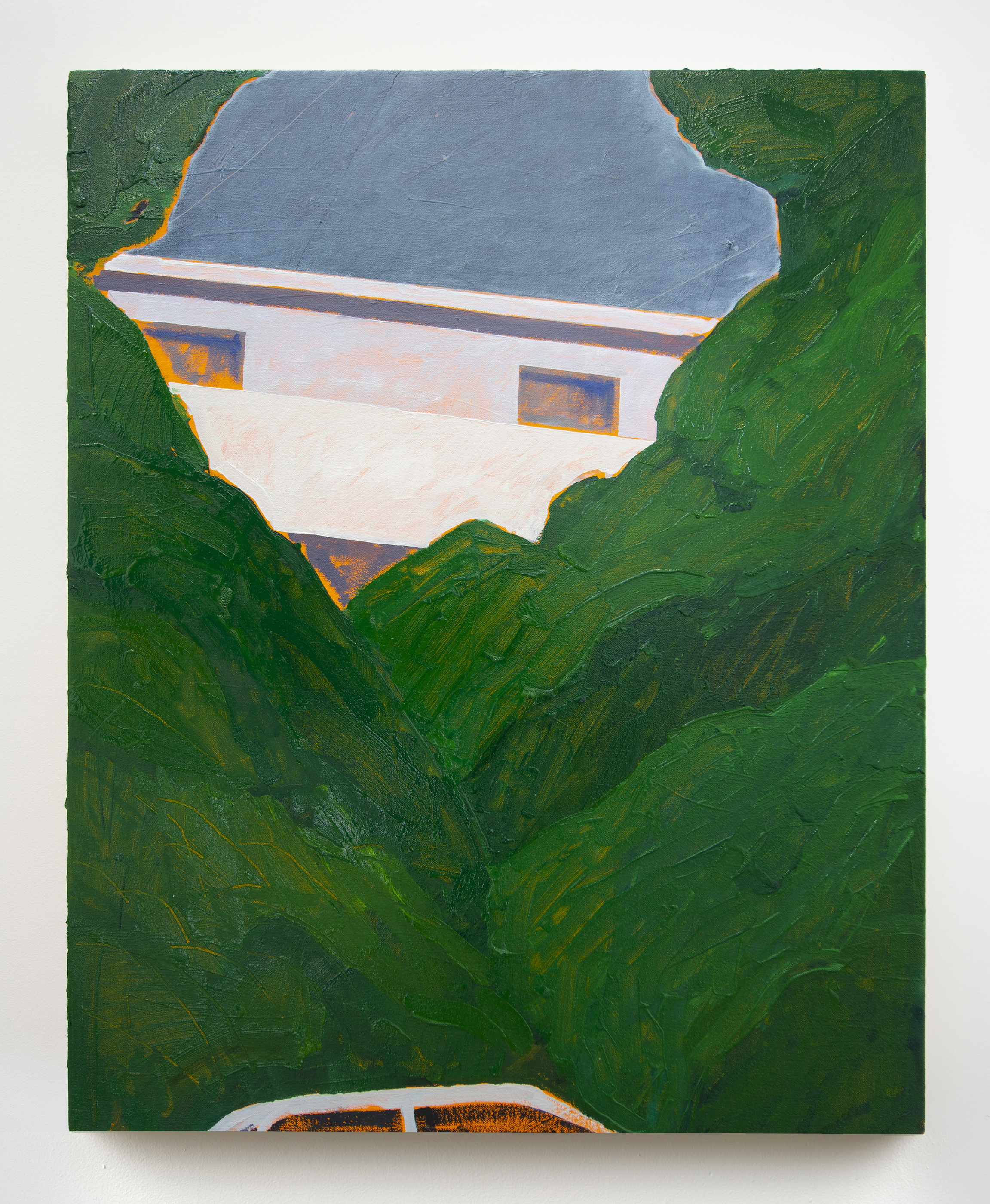 "Clearing" oil on canvas, 30 x 24 in., 2019