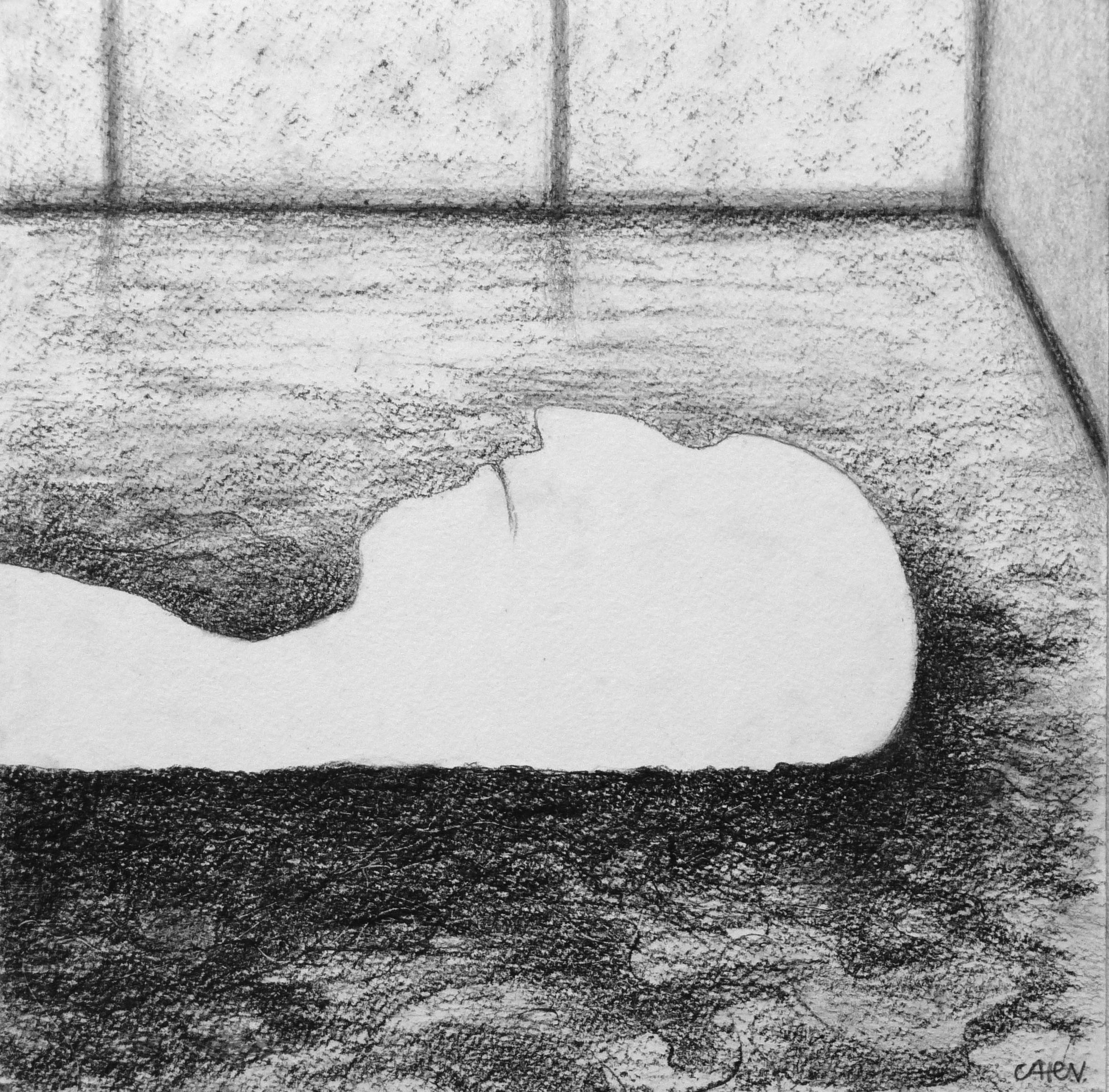 grafiet op papier, 30 x 30 cm, 2019