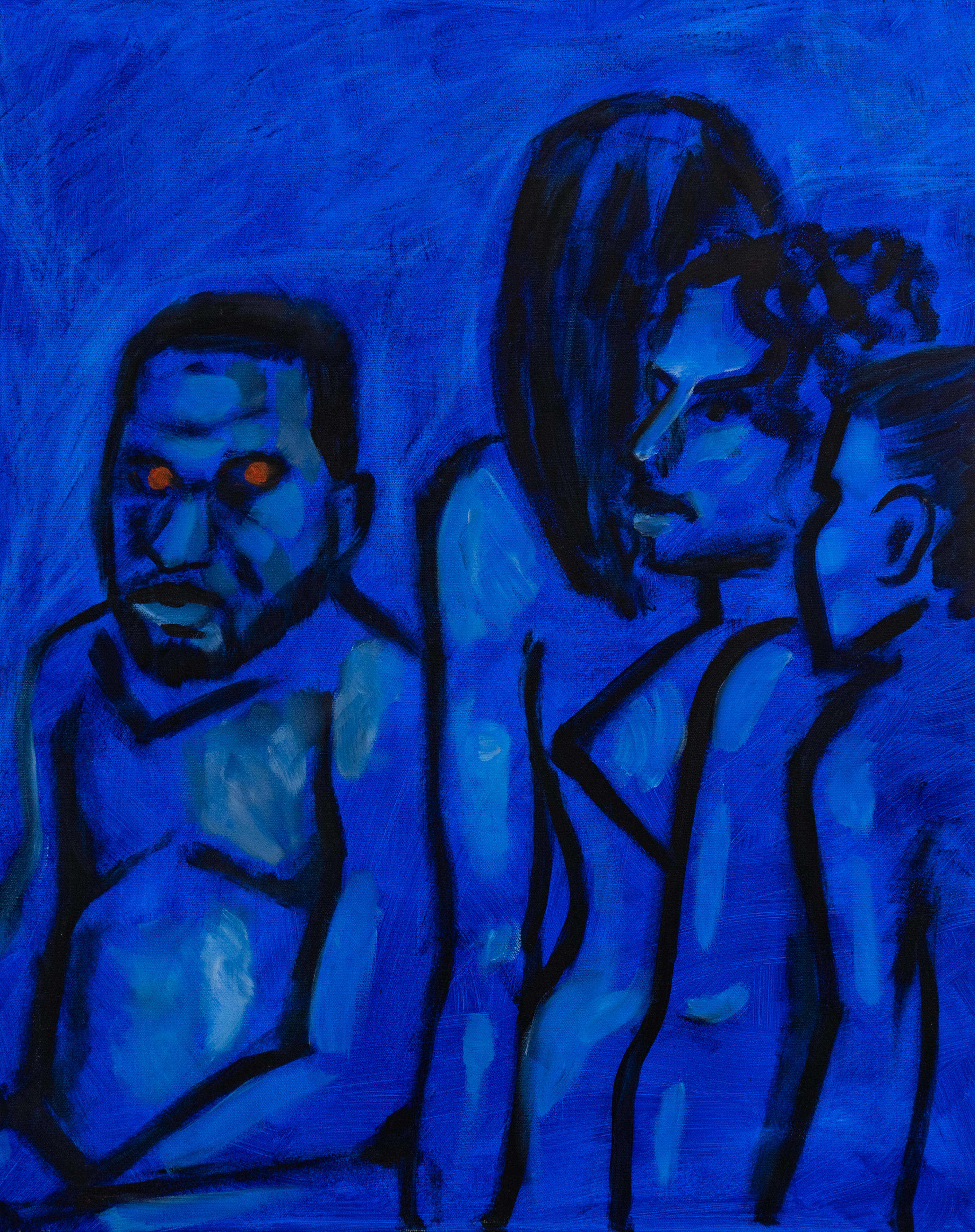 “Blue Room” 24 x 30 in. Oil on canvas